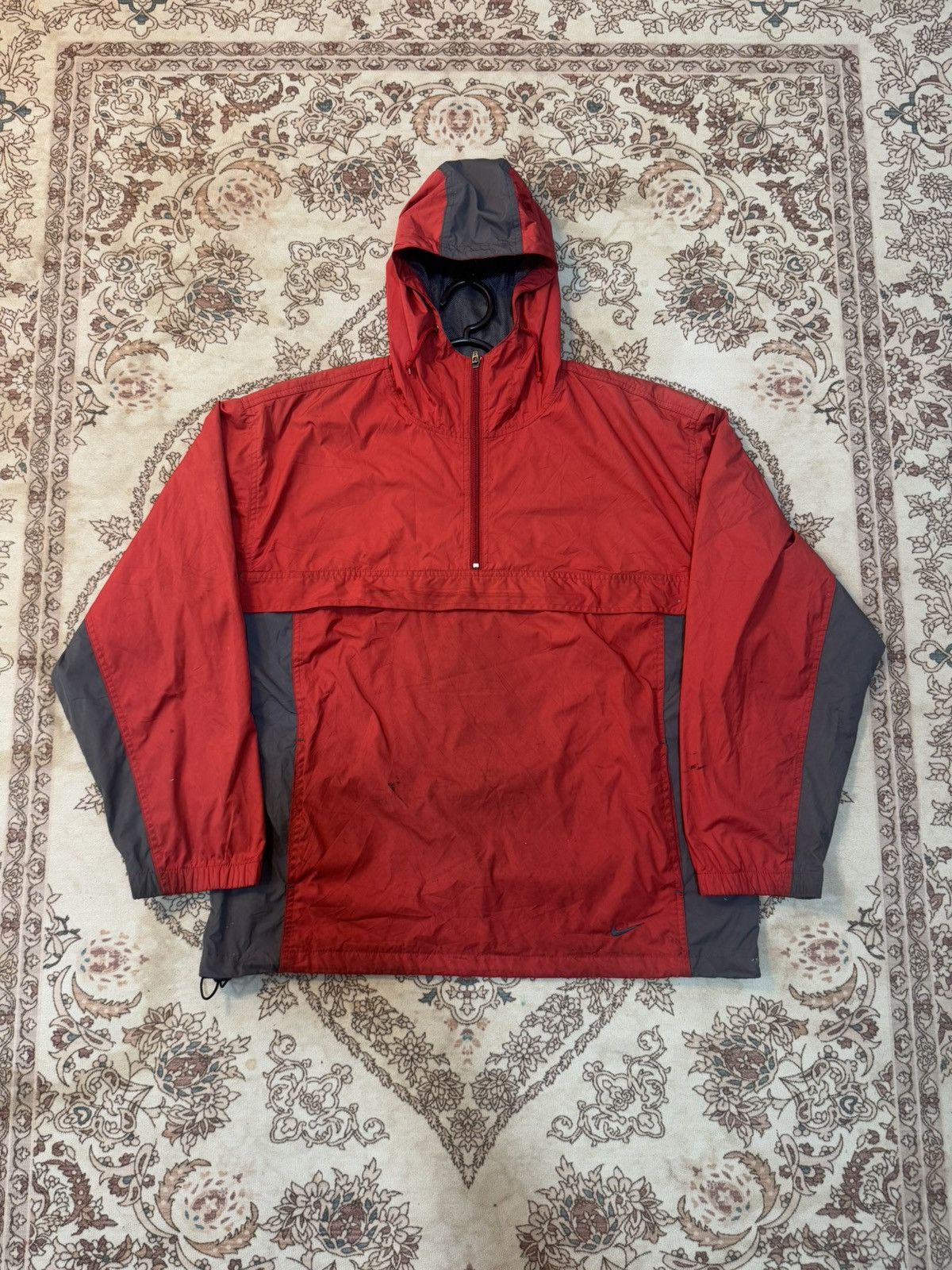 Nike × Vintage Vintage Nike Clima-Fit Halfzipper Anorak Jacket Size US XL / EU 56 / 4 - 1 Thumbnail
