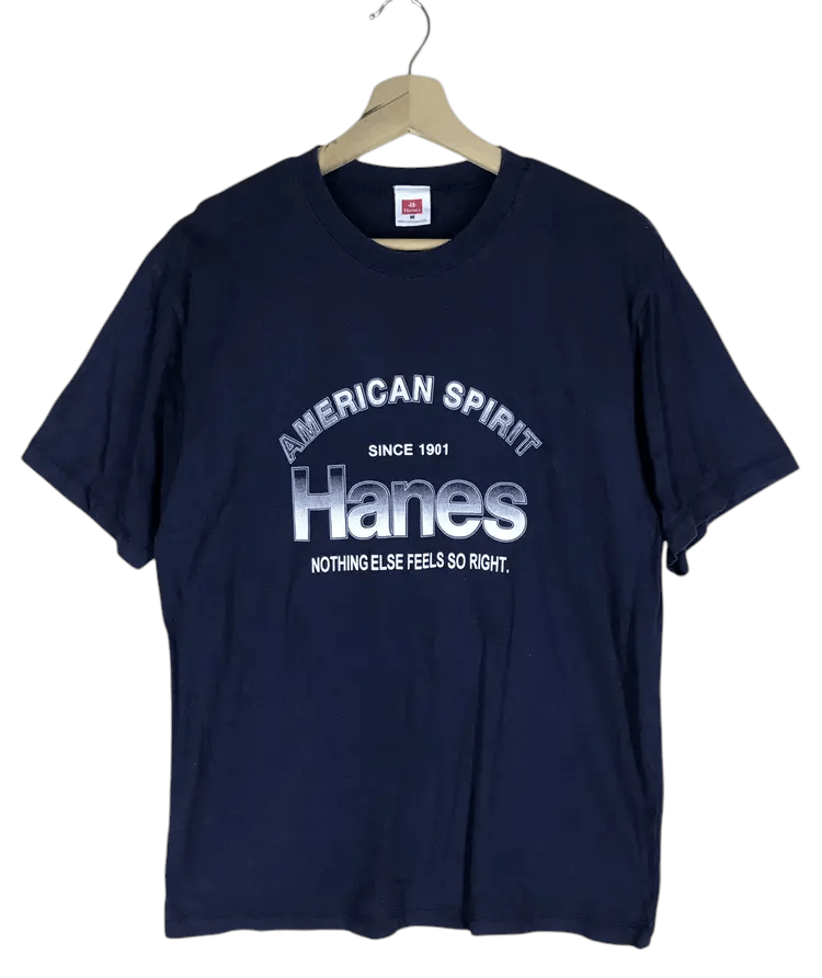 Hanes Vintage 90's Hanes Tshirts Size US M / EU 48-50 / 2 - 1 Thumbnail