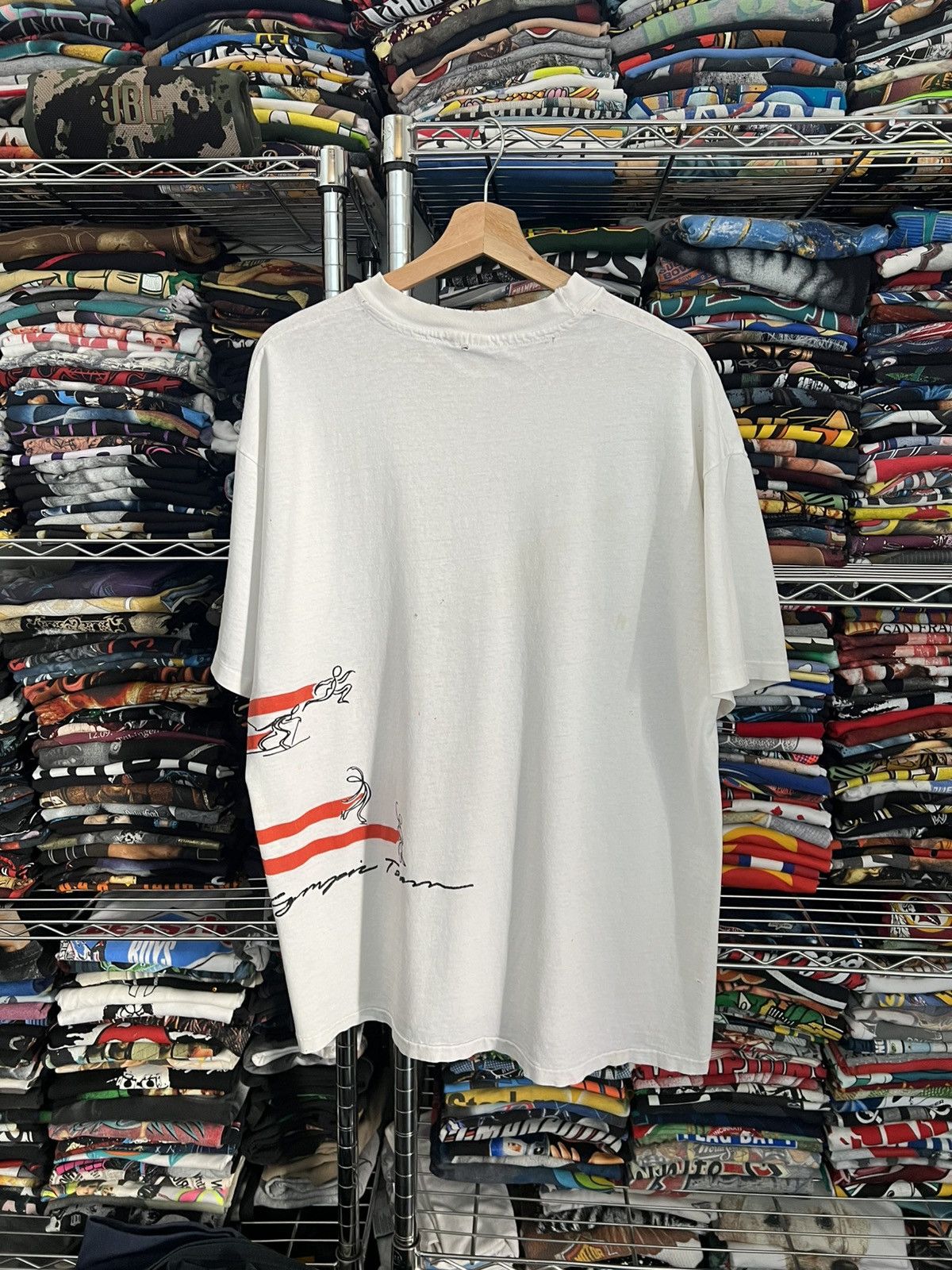 Champion 1996 Atlanta Olympics Flag Single Stitch Art Tee Size US XL / EU 56 / 4 - 2 Thumbnail