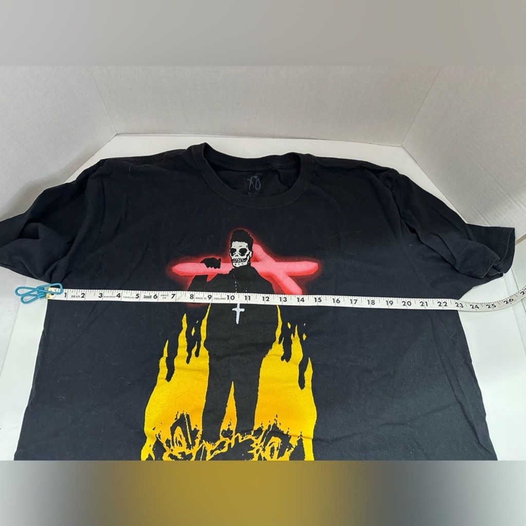 The Weeknd The Weeknd Official XO Starboy Black Tee Skeleton Cross XL Size US XL / EU 56 / 4 - 10 Thumbnail