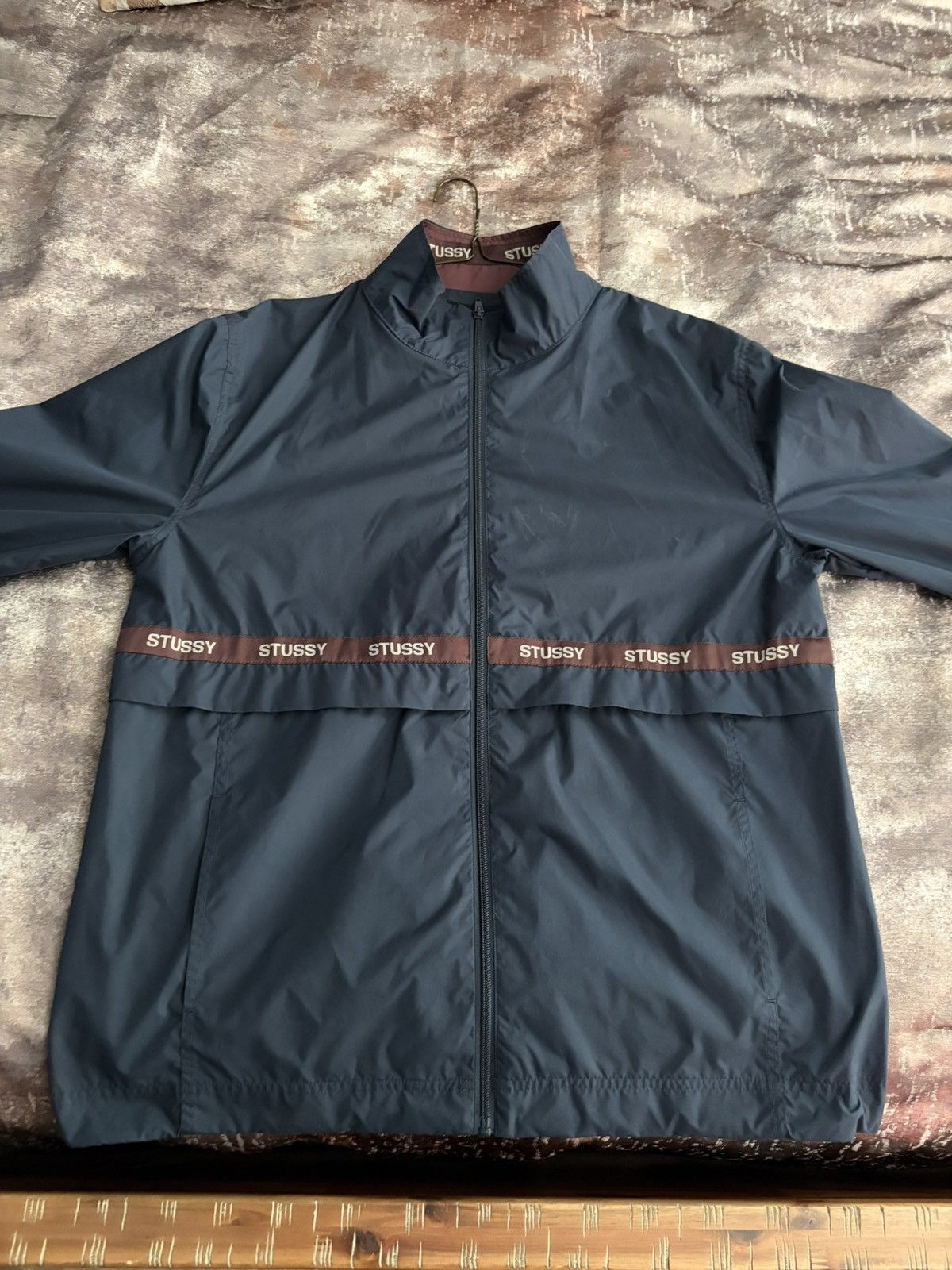 Stussy Stussy Navy WindBreaker LARGE Size US L / EU 52-54 / 3 - 2 Thumbnail