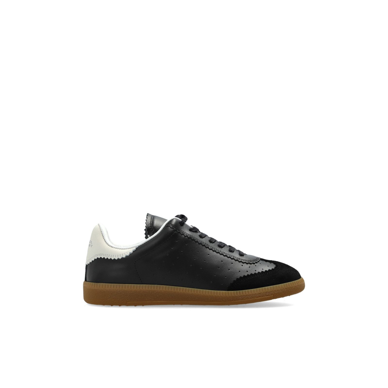 Isabel Marant ISABEL MARANT Bryce Black Leather Sneakers New & Authentic ( Size US 10 / IT 40 - 1 Thumbnail