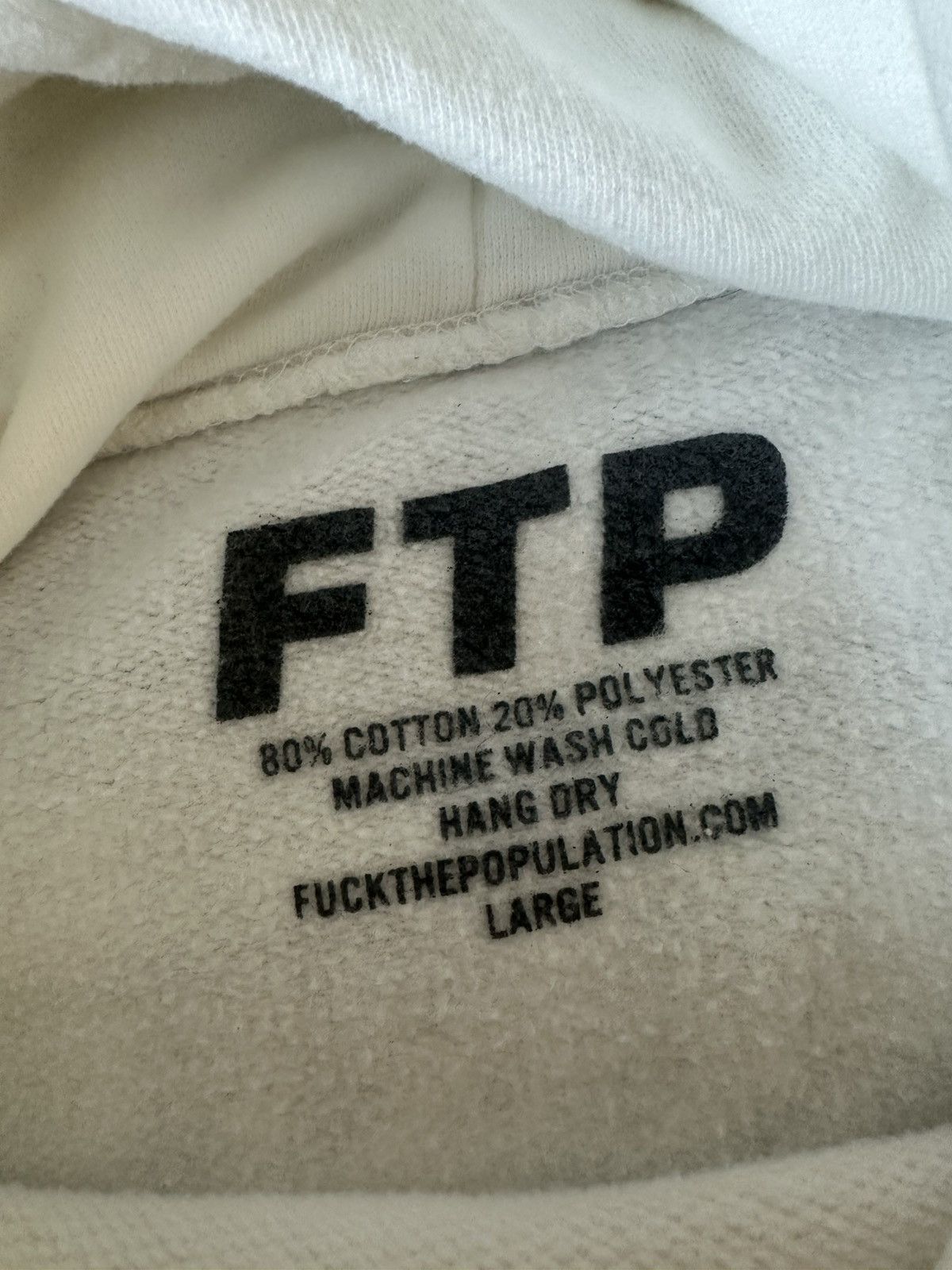 Fuck The Population FTP TERRORIST ORG. HOODIE Size US L / EU 52-54 / 3 - 4 Thumbnail