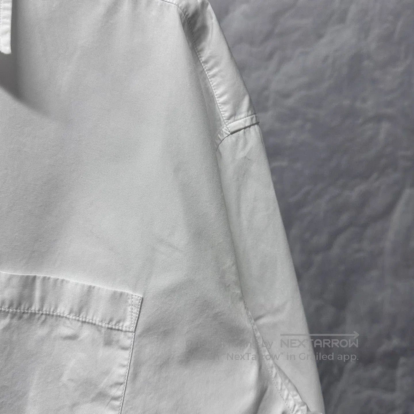Prada prada pocket logo embroidered shirt in white. Size US S / EU 44-46 / 1 - 4 Thumbnail