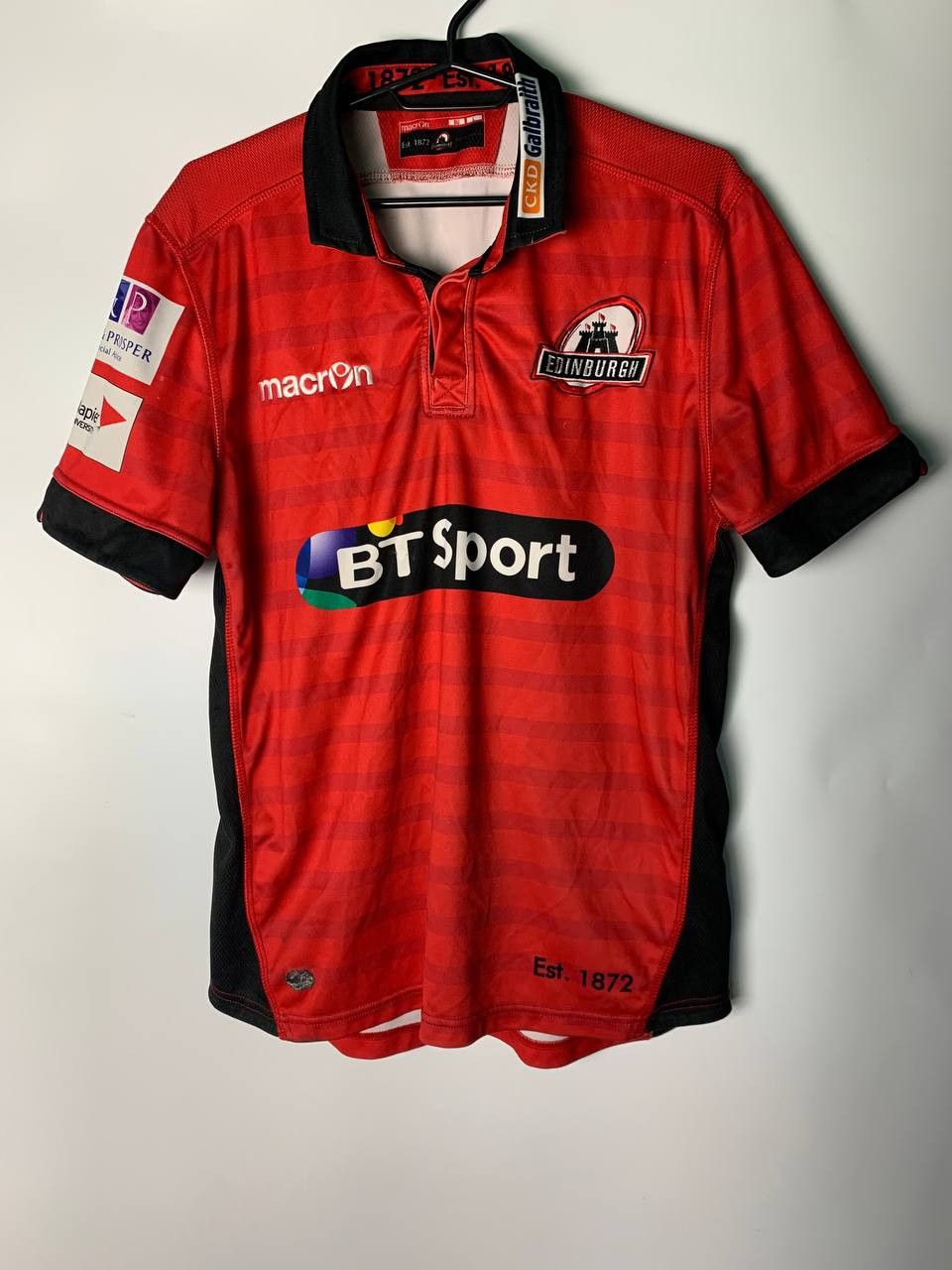 Vintage Edinburgh Rugby Away Shirt 2016/2017 - Macron Size US L / EU 52-54 / 3 - 1 Thumbnail