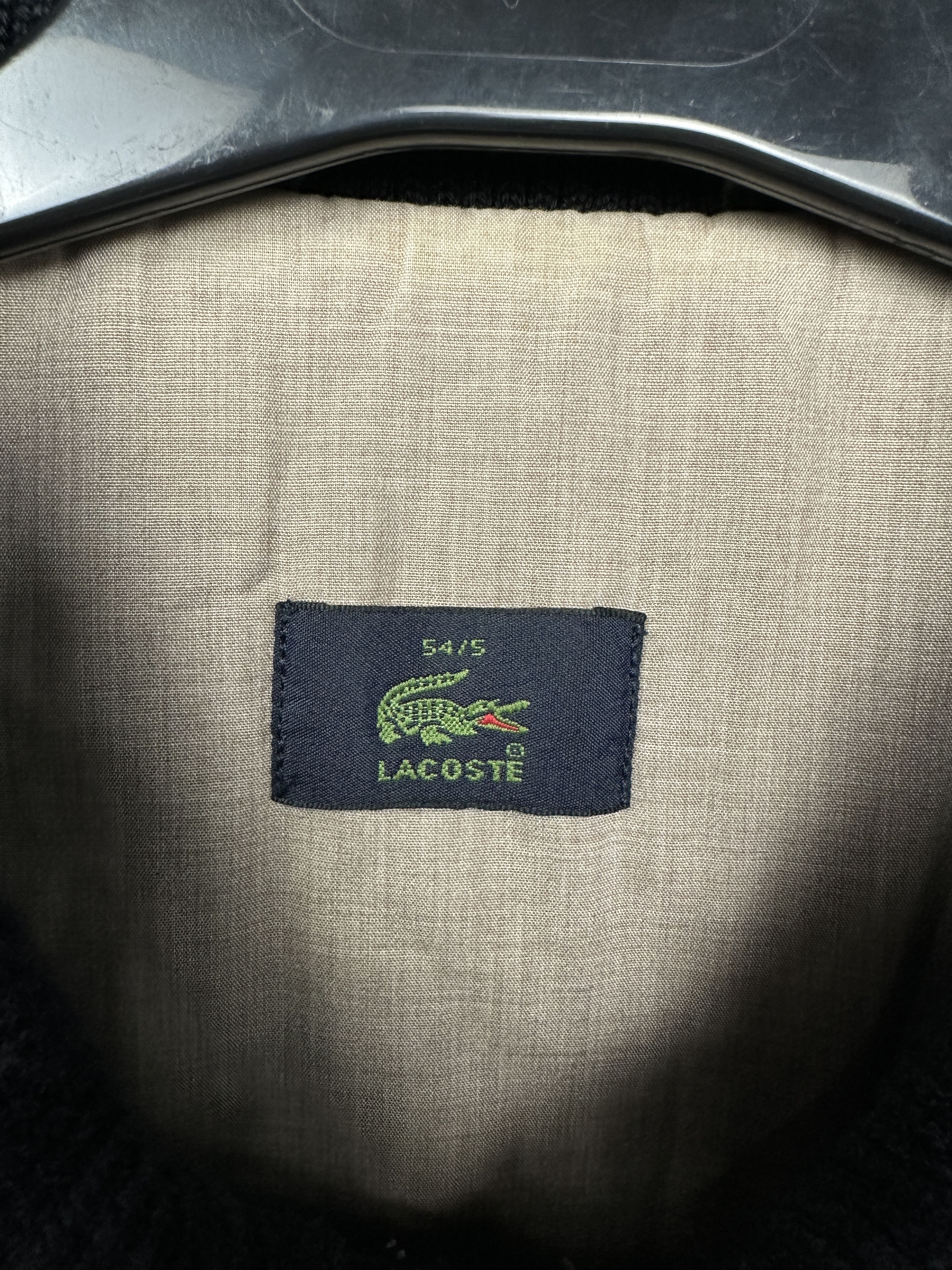 Lacoste Lacoste Vintage Mens Wool Coat Jacket Size US XL / EU 56 / 4 - 4 Thumbnail