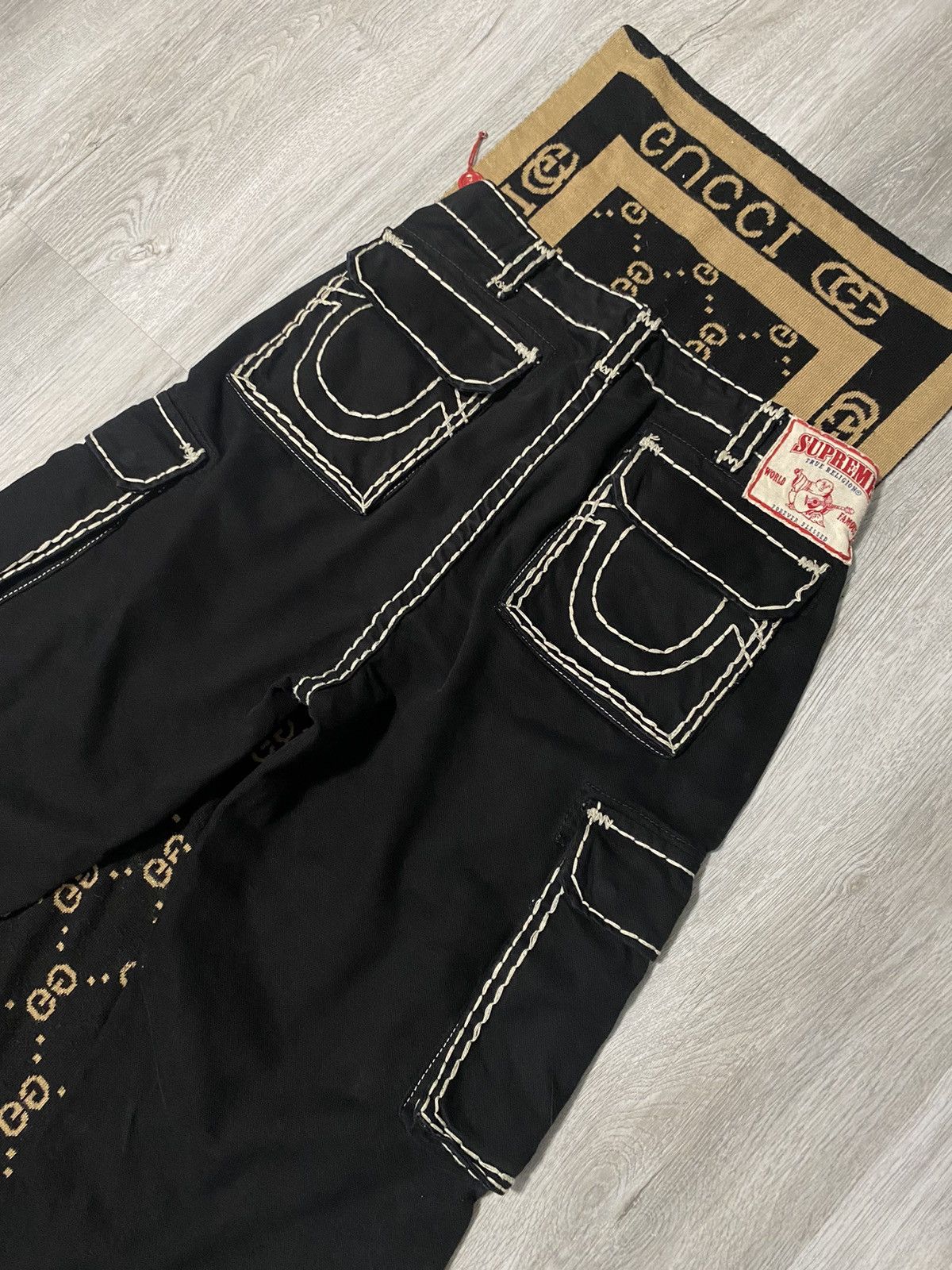 Supreme Supreme x true religion denim cargo pants | Grailed