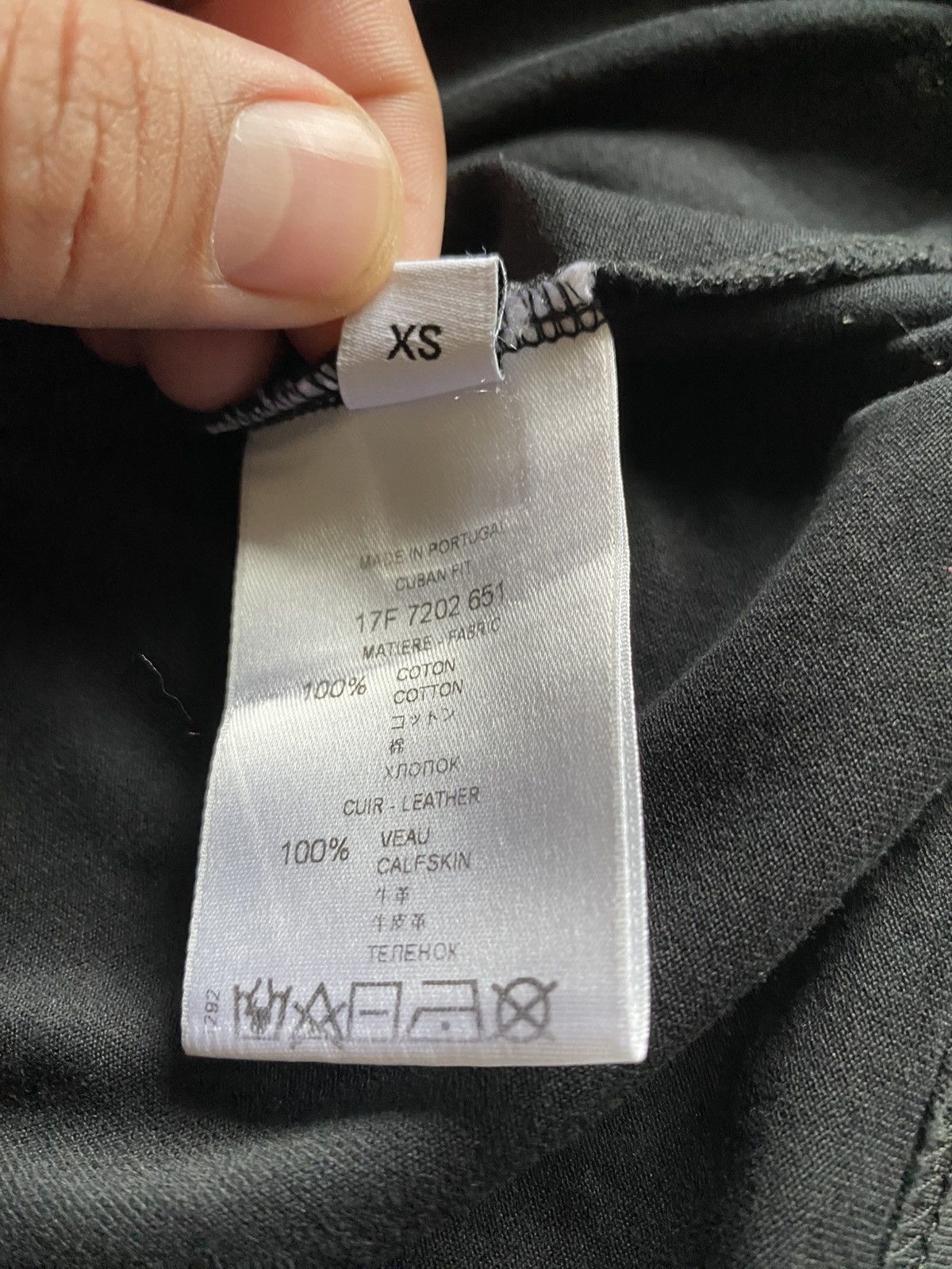 Givenchy Givenchy Lamb Leather Logo Patch Tee T Shirt Cuban Fit Grail Size US XS / EU 42 / 0 - 8 Thumbnail
