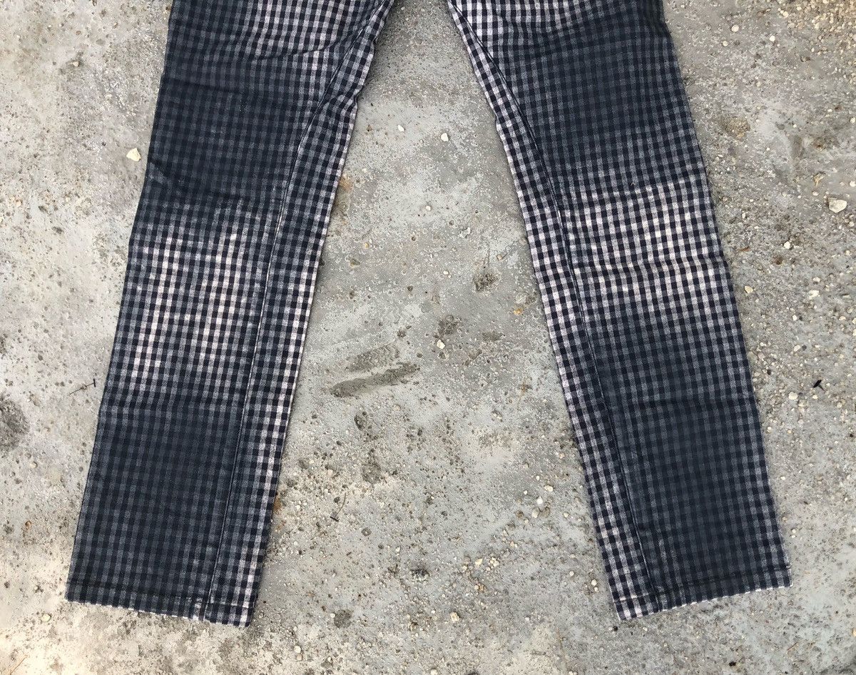 If Six Was Nine × Japanese Brand × Tornado Mart 🔥Tornado Mart Checkered Skinny Jeans 🔥 Size US 30 / EU 46 - 2 Thumbnail