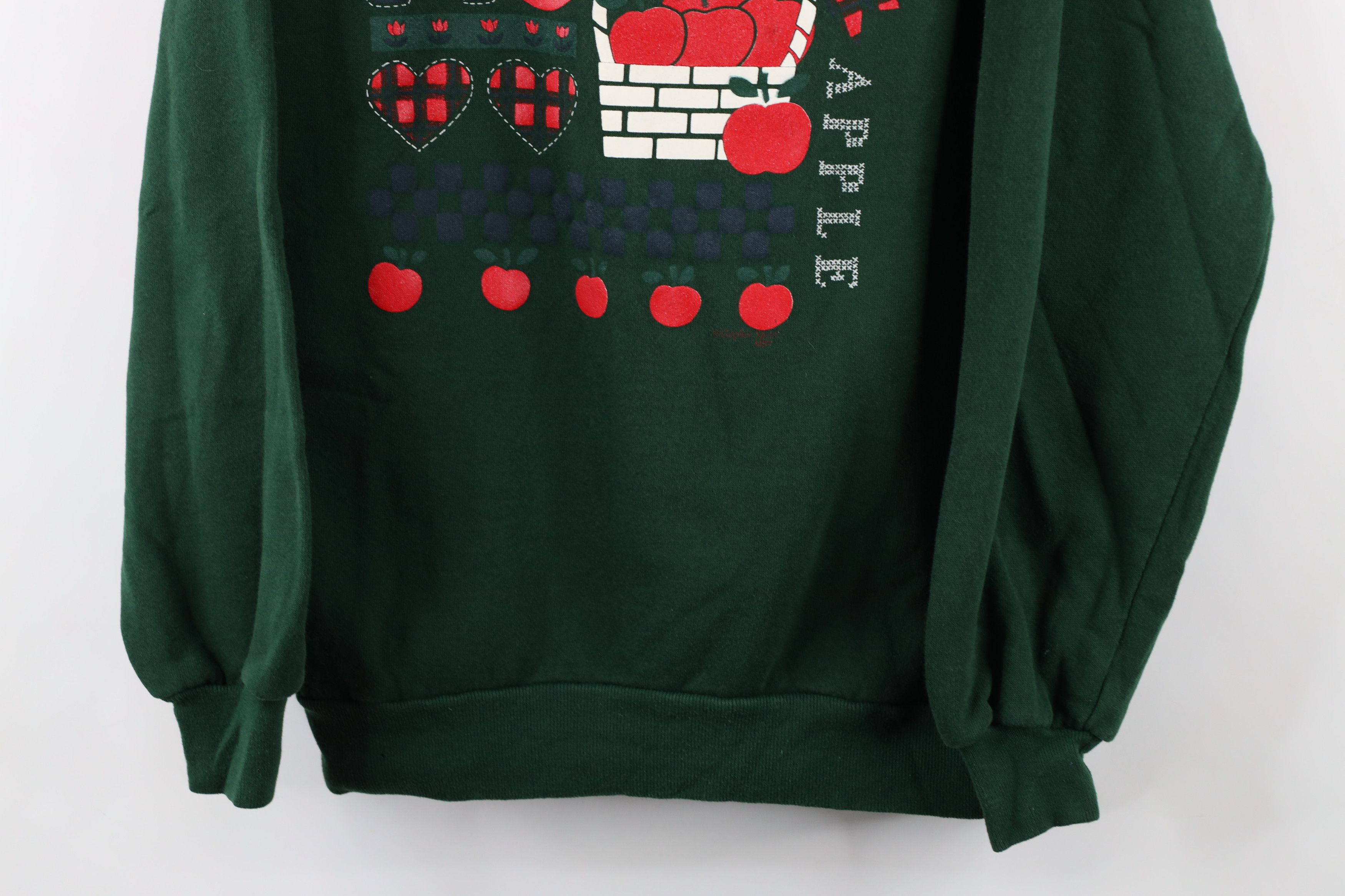 Vintage Vintage 90s Streetwear Is For Apple Collared Sweatshirt USA Size L / US 10 / IT 46 - 3 Thumbnail
