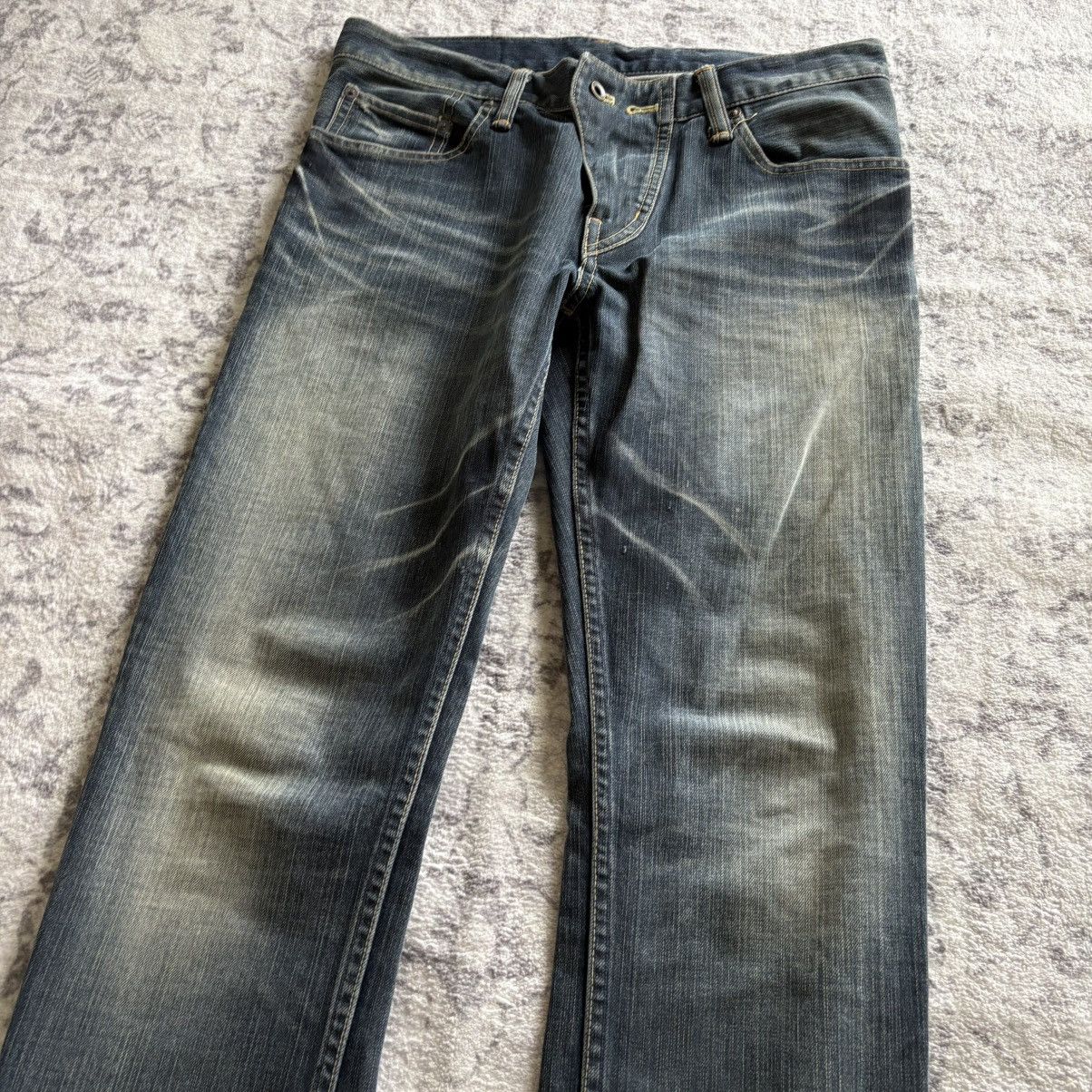 Le Grande Bleu (L.G.B.) L.G.B 'Wolf' Distressed Biker Denim