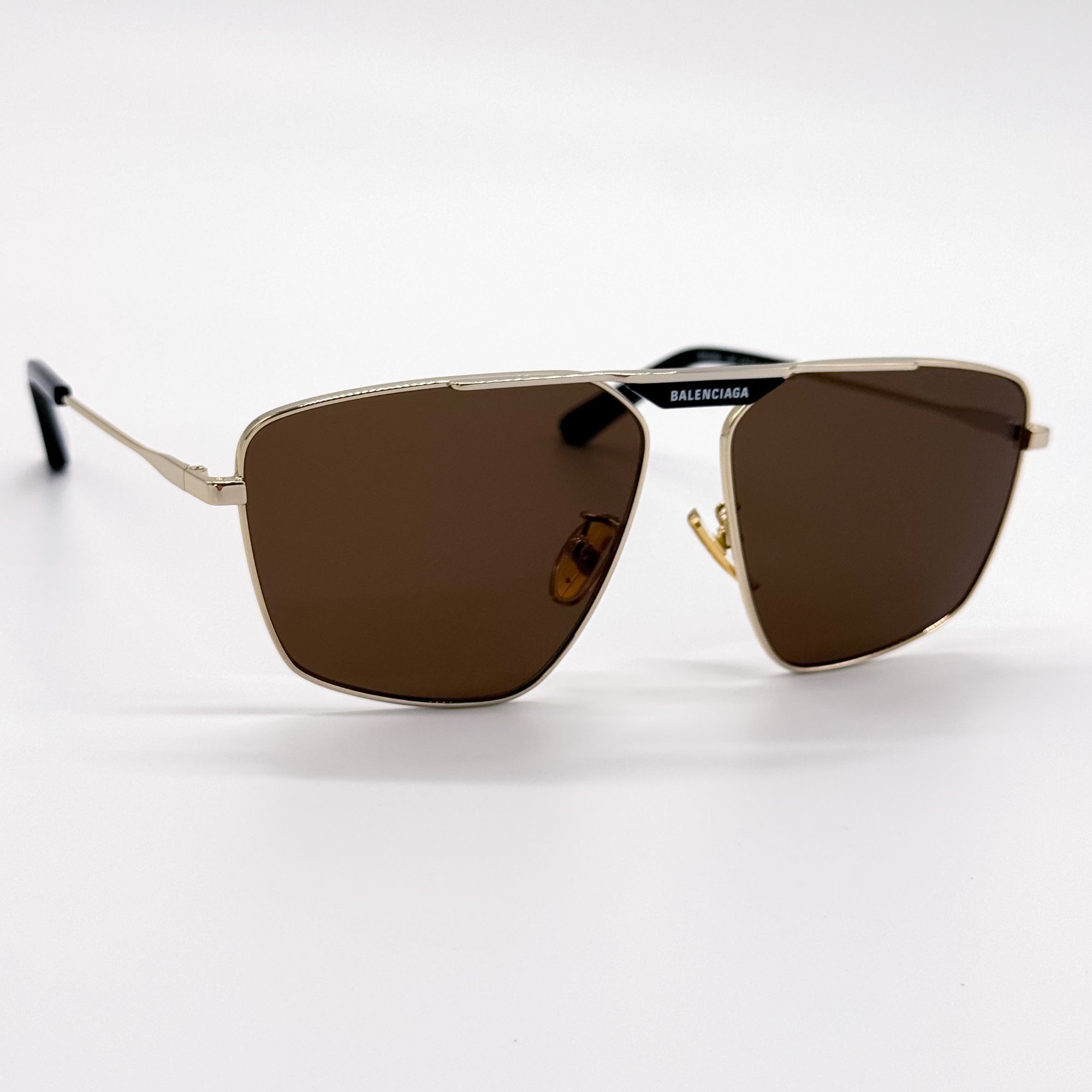 Balenciaga NEW BALENCIAGA SUNGLASSES BB0246SA 003 GOLD MEN EYEWEAR BALE Size ONE SIZE - 6 Thumbnail