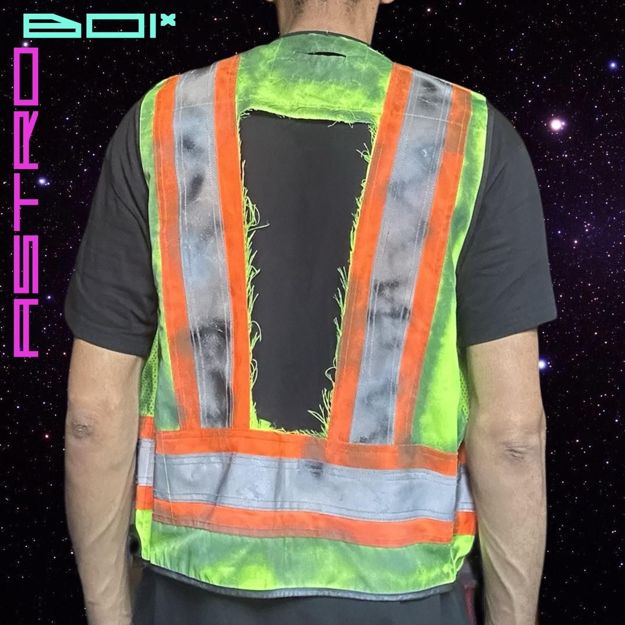 Vintage ASTROBOI* 3M Deconstructed Construction Vest - XL Size US M / EU 48-50 / 2 - 8 Thumbnail