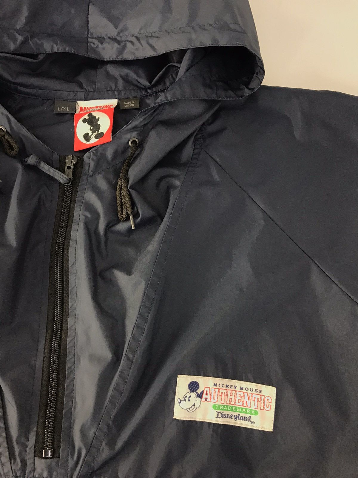 Disney × Mickey Mouse Vintage Windbreaker Mickey Mouse Half Zipper Hoodie Size US XL / EU 56 / 4 - 4 Thumbnail