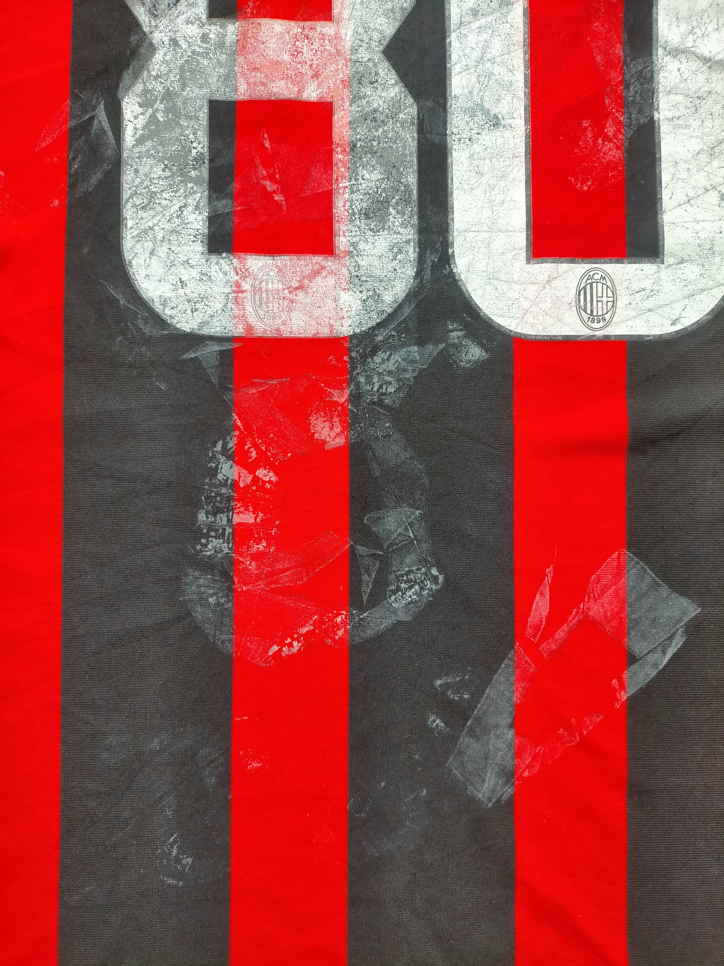 Adidas Ac Milan 2008 Football Jersey Vintage Size US L / EU 52-54 / 3 - 8 Thumbnail
