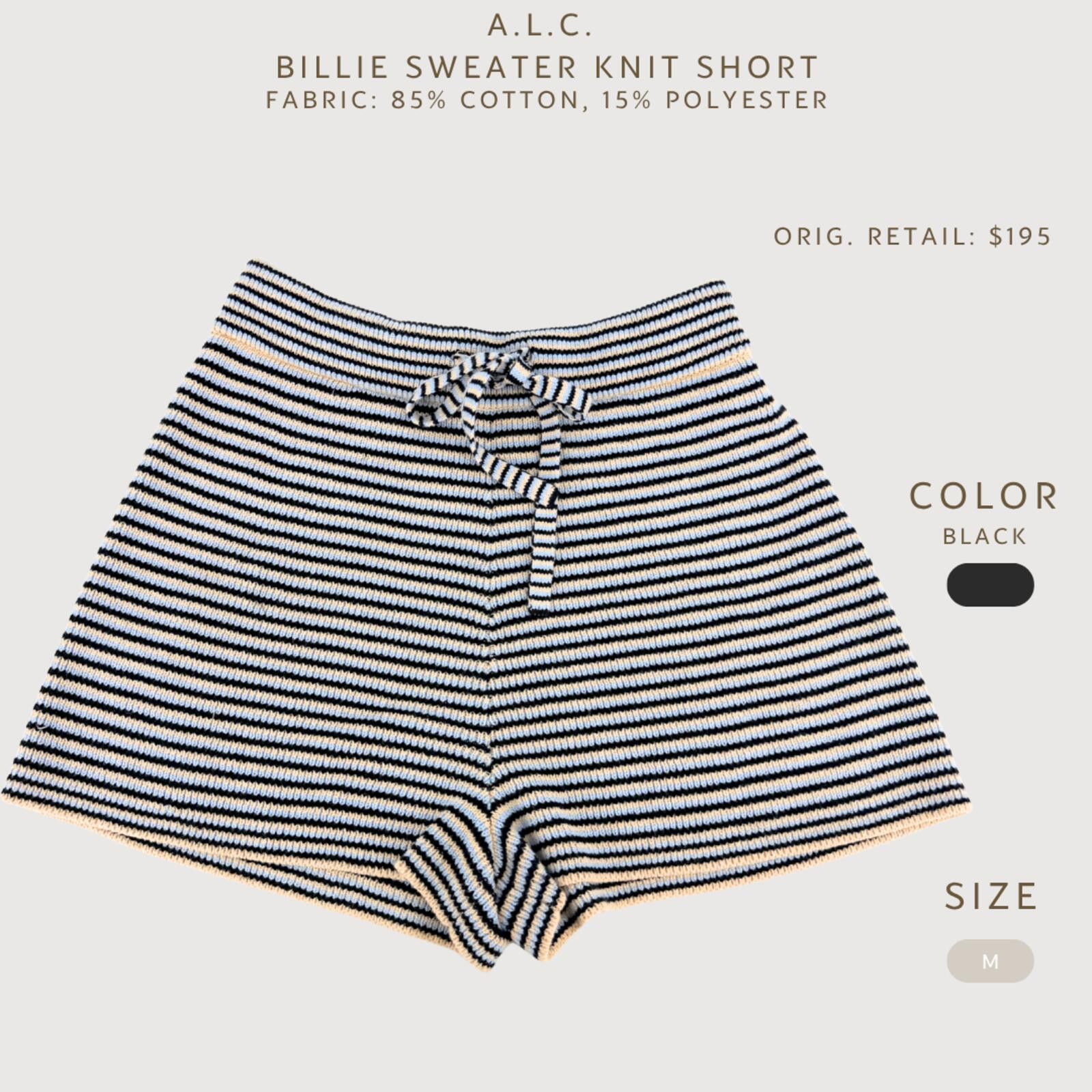 Alchemist A.L.C. Billie Sweater Knit Shorts M Size 32" / US 10 / IT 46 - 2 Thumbnail