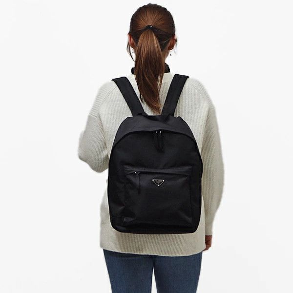 Prada o1mt1gz1224 Size: OS / Leather Backpack in Black Size ONE SIZE - 6 Thumbnail