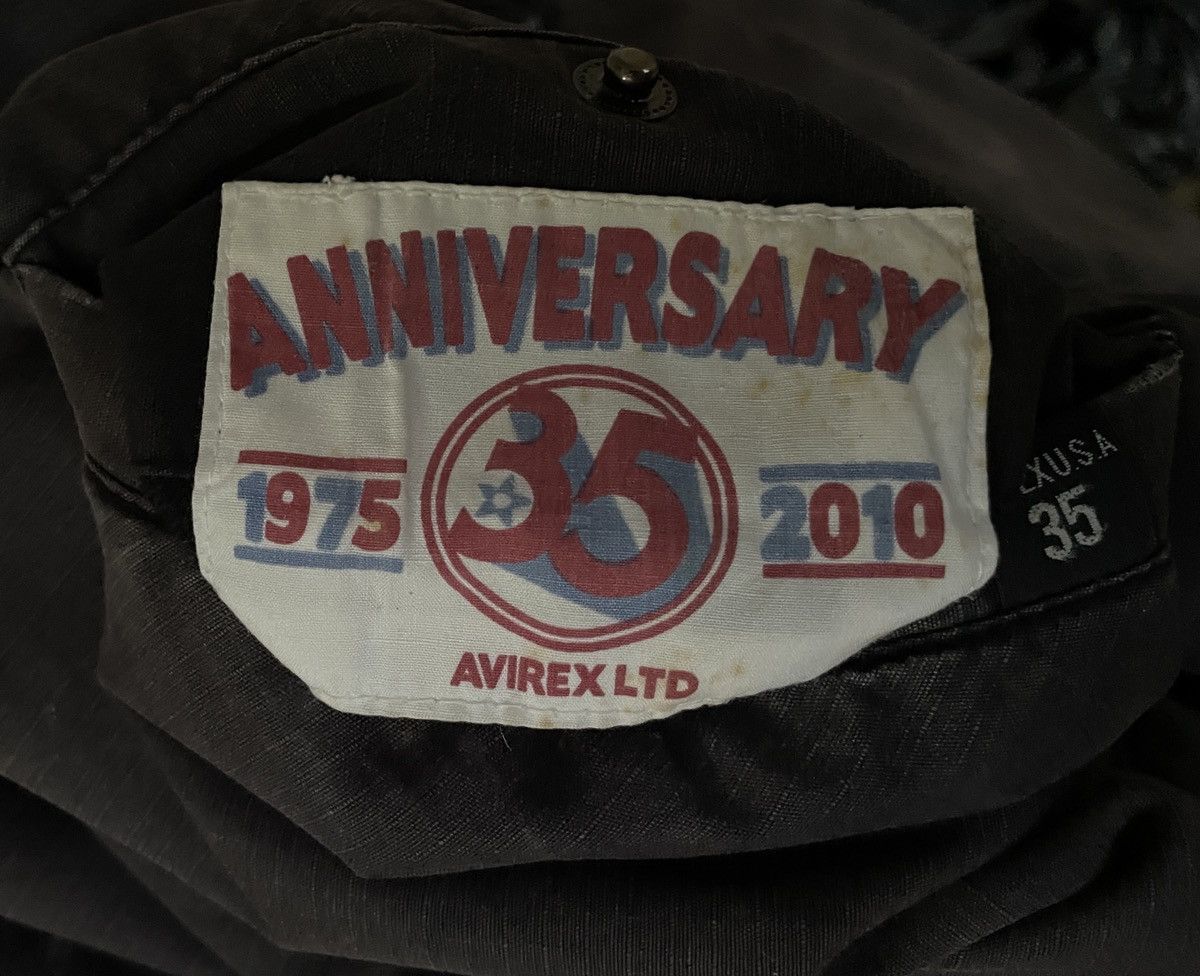 Avirex Vintage Axirex Anniversary 35th MA-1 Bomber Jacket 2010s Size US M / EU 48-50 / 2 - 8 Thumbnail