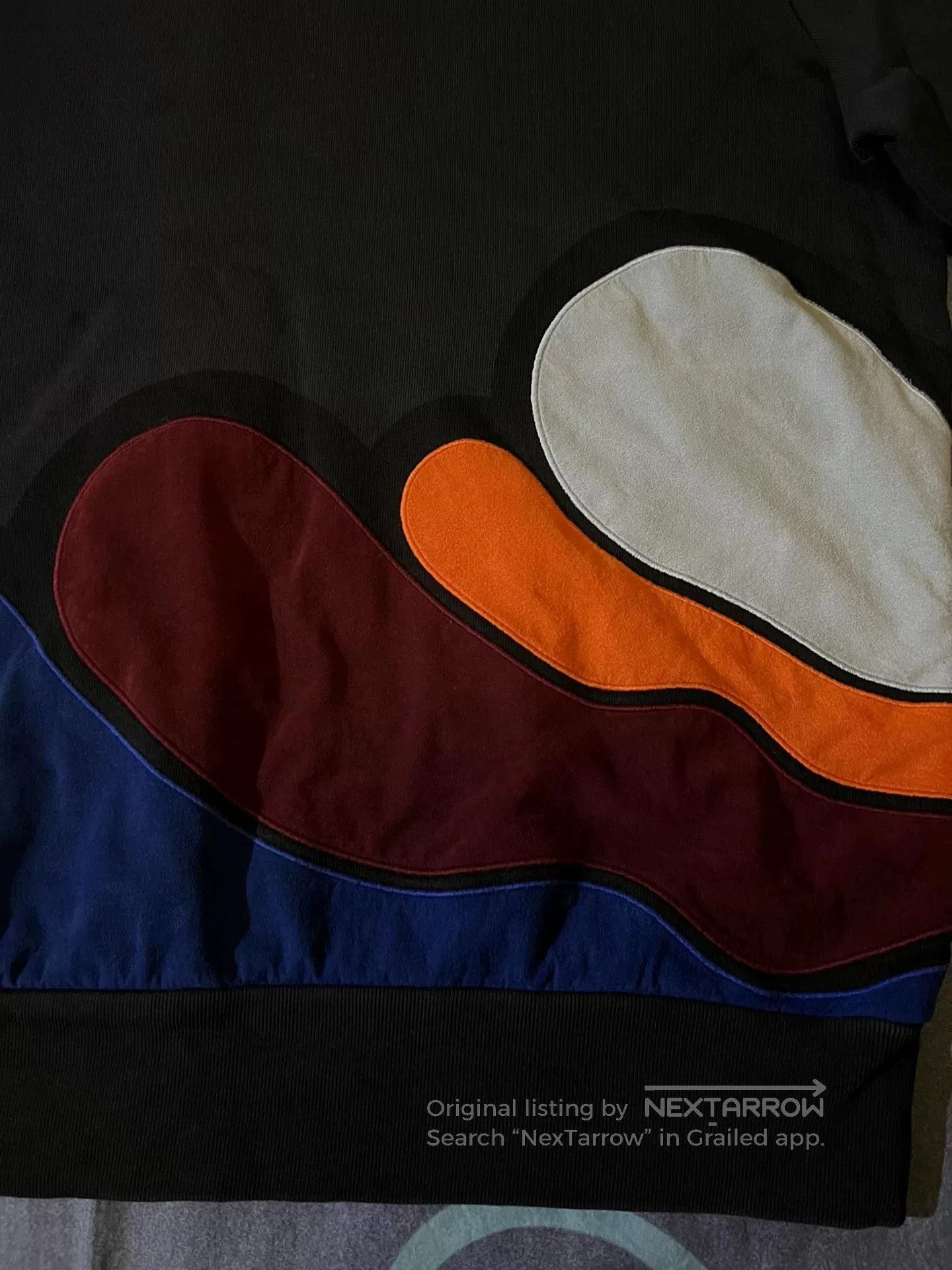 Burberry burberry rainbow suede fleece hoodie sweatshirt. Size US XL / EU 56 / 4 - 5 Thumbnail