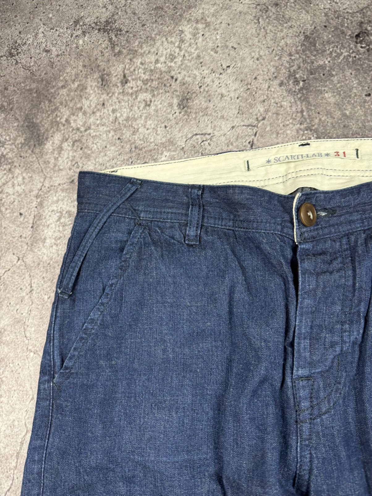 Scarti-Lab × Vintage Scarti-Lab denim Pants Made in italy Size 31 Rare❗️ Size US 31 - 4 Thumbnail