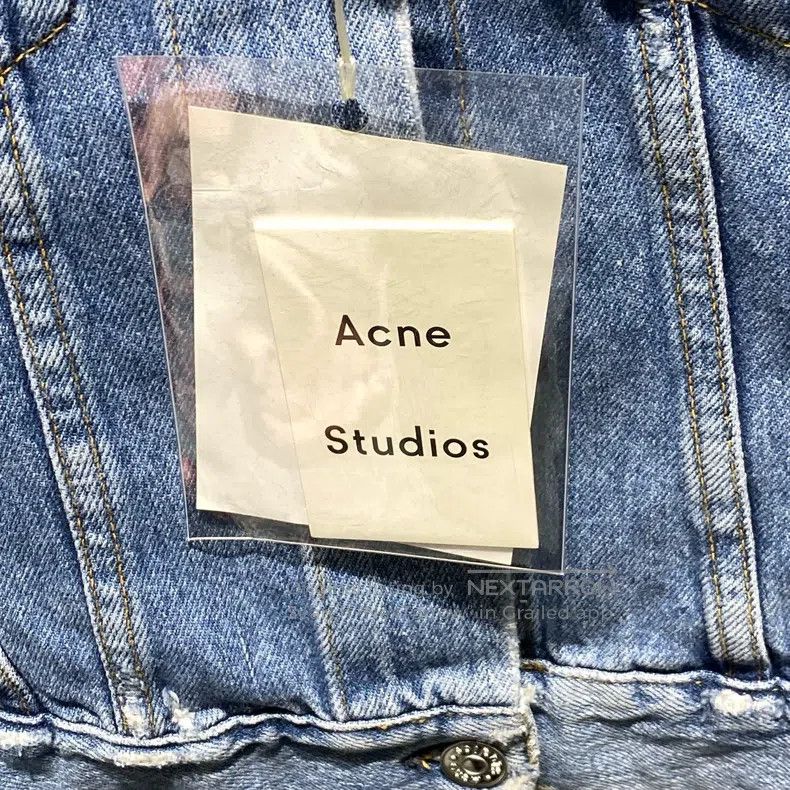 Acne Studios Acne Studios Washed Blue Denim Jacket Size XXS / US 00 / IT 34 - 5 Thumbnail