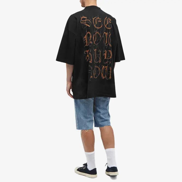 Balenciaga Distressed Gothic logo oversized size large L Size US L / EU 52-54 / 3 - 3 Thumbnail