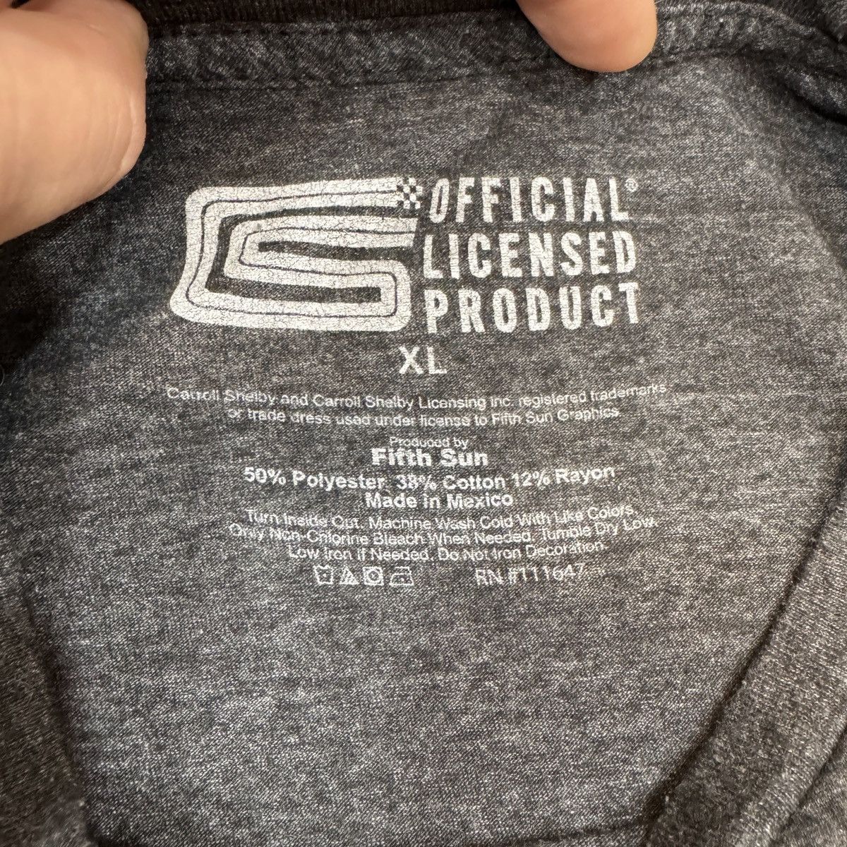 Ford × NASCAR Official Shelby American Mens Tee XL size Size US XL / EU 56 / 4 - 6 Thumbnail