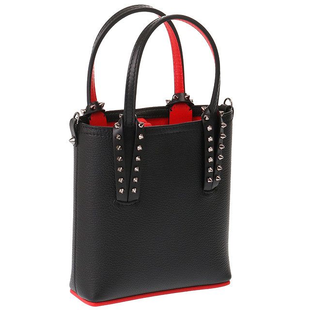 image of Christian Louboutin Cabata 2Way Handbag Crossbody Shoulder Bag Black, Women's