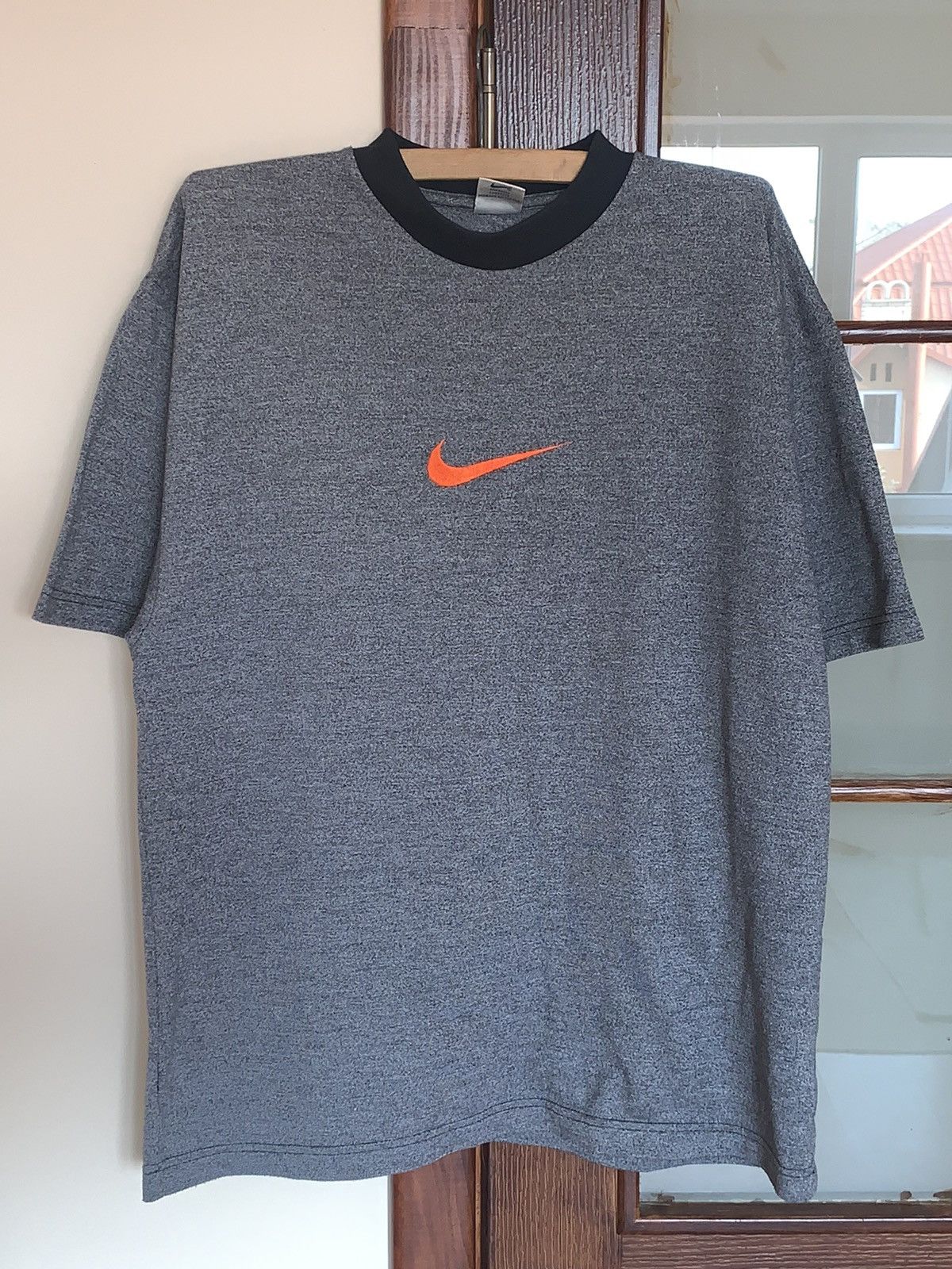 Nike × Vintage Nike Vintage Oversized T-shirt Center swoosh |Boxy fit | Size US L / EU 52-54 / 3 - 1 Thumbnail