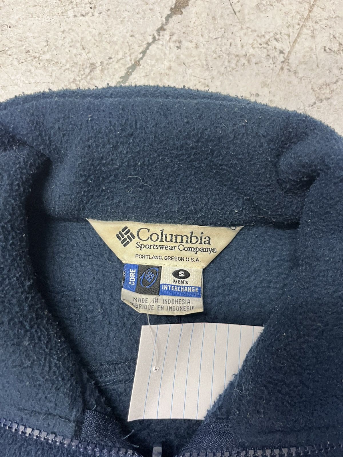 Columbia Vintage navy blue columbia fleece Size US S / EU 44-46 / 1 - 3 Thumbnail