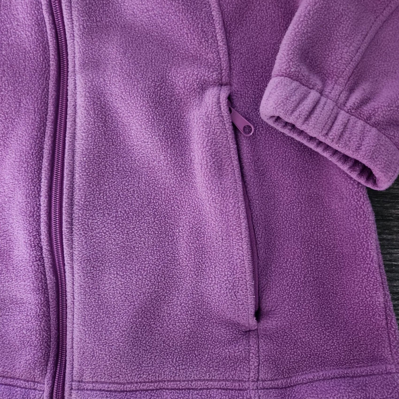 Vintage Columbia Jacket Womens Medium Purple Fleece Full Zip Casual Outdoor Hiking Size M / US 6-8 / IT 42-44 - 4 Thumbnail
