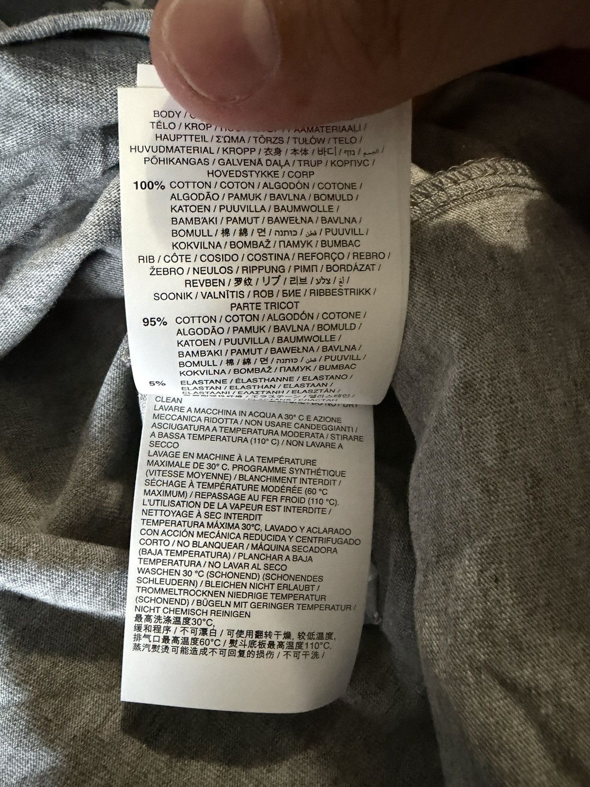 Off-White Off-White Chalk Arrow Skate Fit Tee Heather Grey Size XXL Size US XXL / EU 58 / 5 - 9 Thumbnail