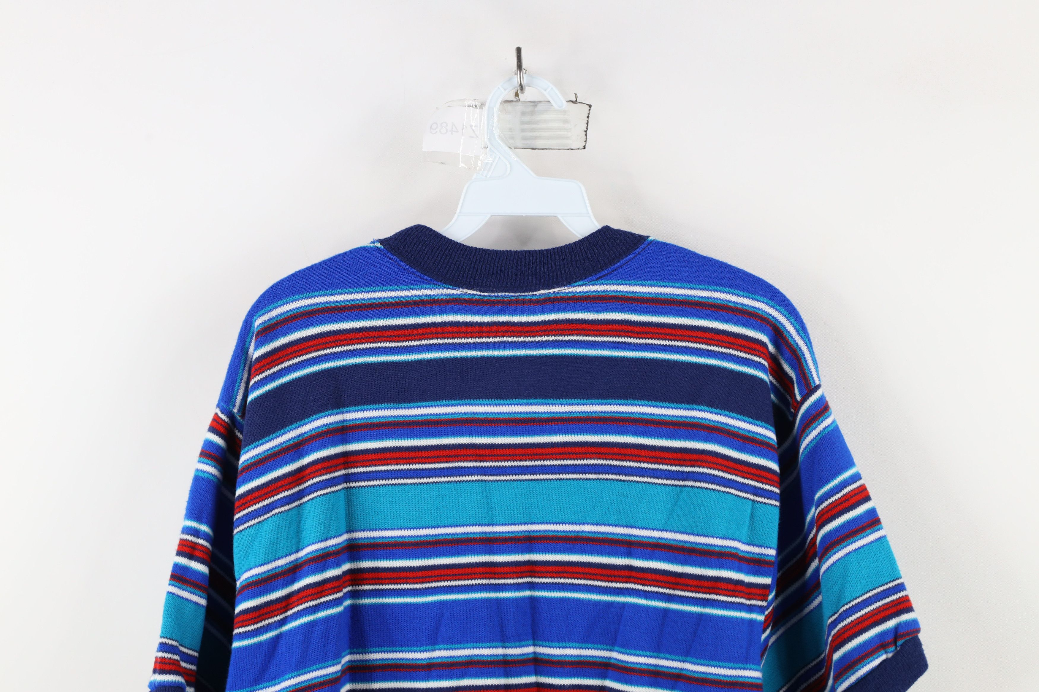Vintage Vintage 60s 70s Streetwear Knit Short Sleeve Sweater USA Size US L / EU 52-54 / 3 - 8 Thumbnail
