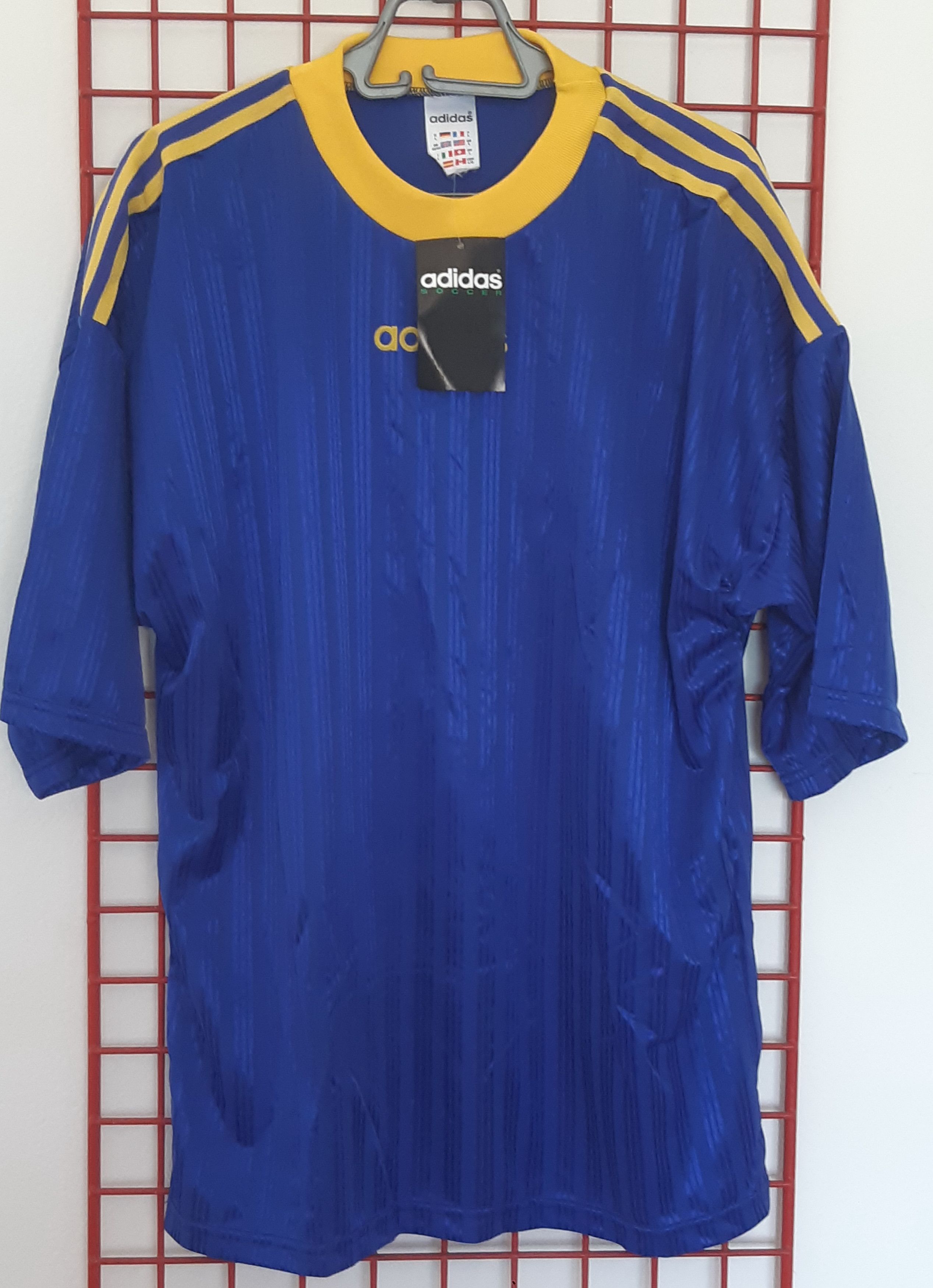 Adidas Vintage 90s ADIDAS Soccer Jersey Made in England size L NWT Size US L / EU 52-54 / 3 - 1 Thumbnail
