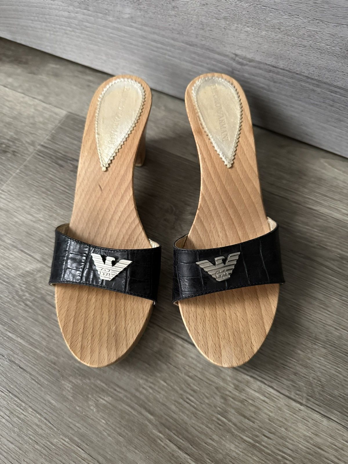 Emporio Armani × Vintage 🫧Emporio Armani Sandal Size US 8 / IT 38 - 4 Thumbnail
