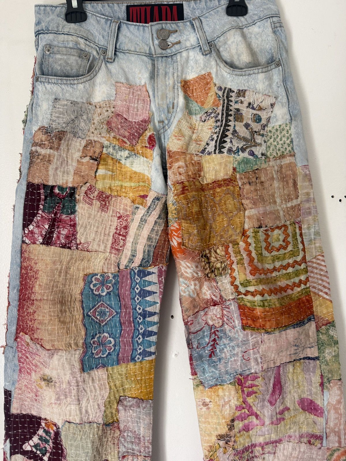 Other Patchwork, Relaxed Straight Fit, Denim Jeans, Size 28x31 Size US 28 / EU 44 - 3 Thumbnail