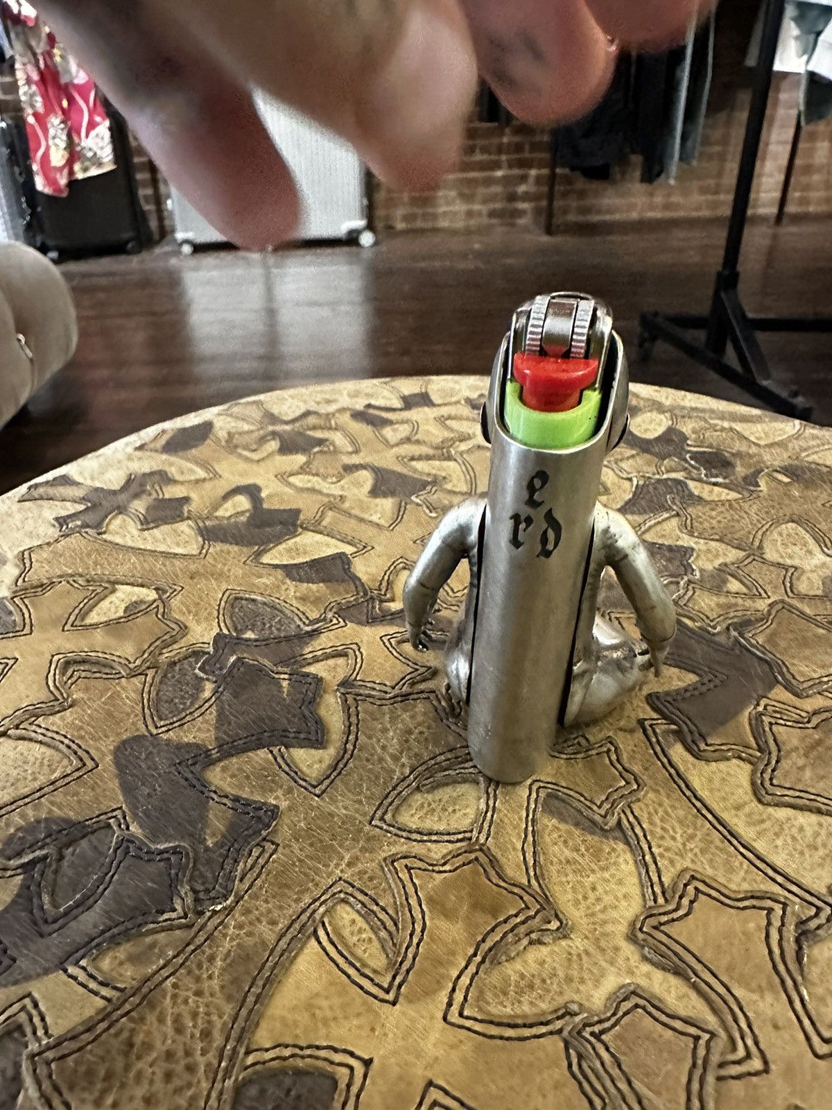 Enfants Riches Deprimes ERD 1 of 3 CRYING CRACK BABY LARGE SILVER LIGHTER Size ONE SIZE - 14 Thumbnail