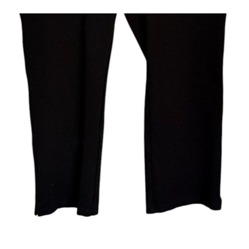 Quince Quince Pants Women Large Black Kick Flare Stretch Minimalist Size 30" / US 8 / IT 44 - 3 Thumbnail