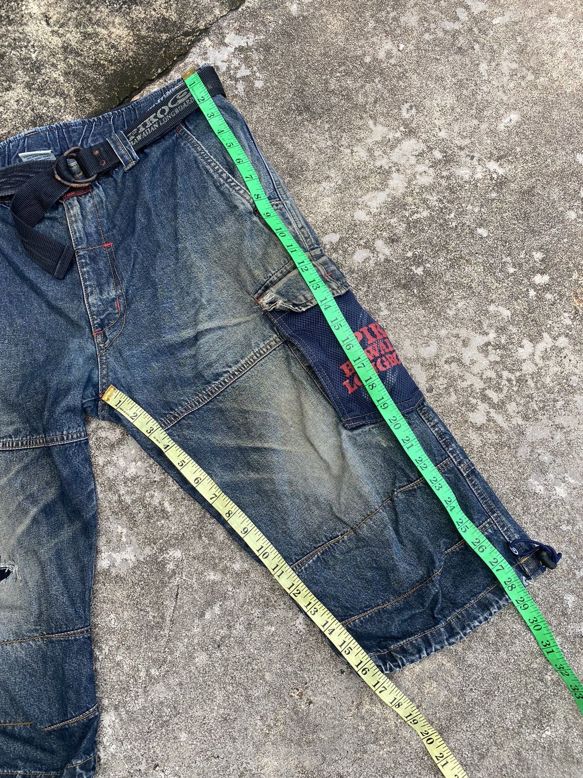 Vintage Vintage Distressed Piko Shorts Surfwear Hip Hop Jorts Pants Size US 37 - 11 Thumbnail