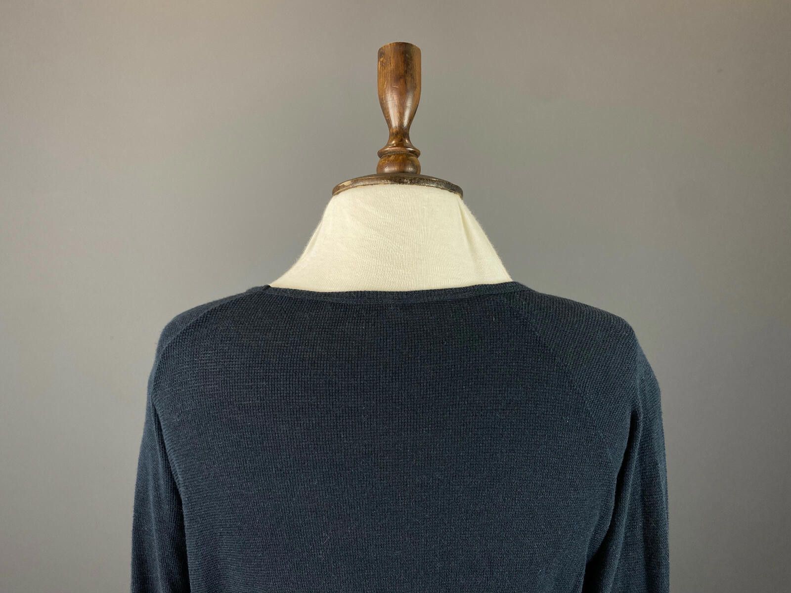 Wilkes Bashford Ladies BA&SH Navy Blue Long Sleeve Sweater Size 1 Size M / US 6-8 / IT 42-44 - 8 Thumbnail