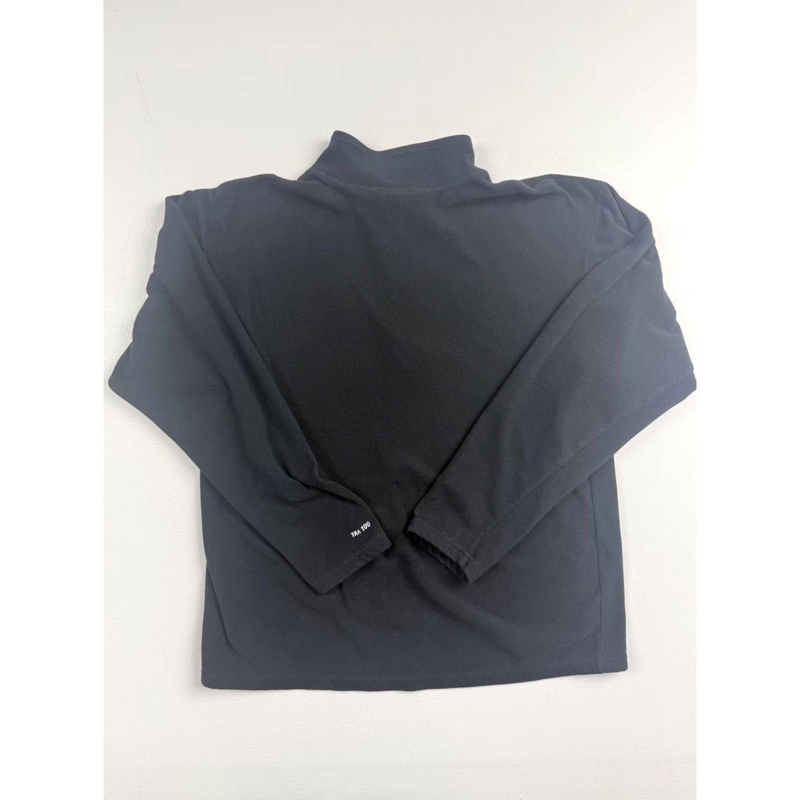 The North Face The North Face Pullover Mens M Black TKA 100 Fleece Quarter Zip Hiking Size US M / EU 48-50 / 2 - 2 Thumbnail