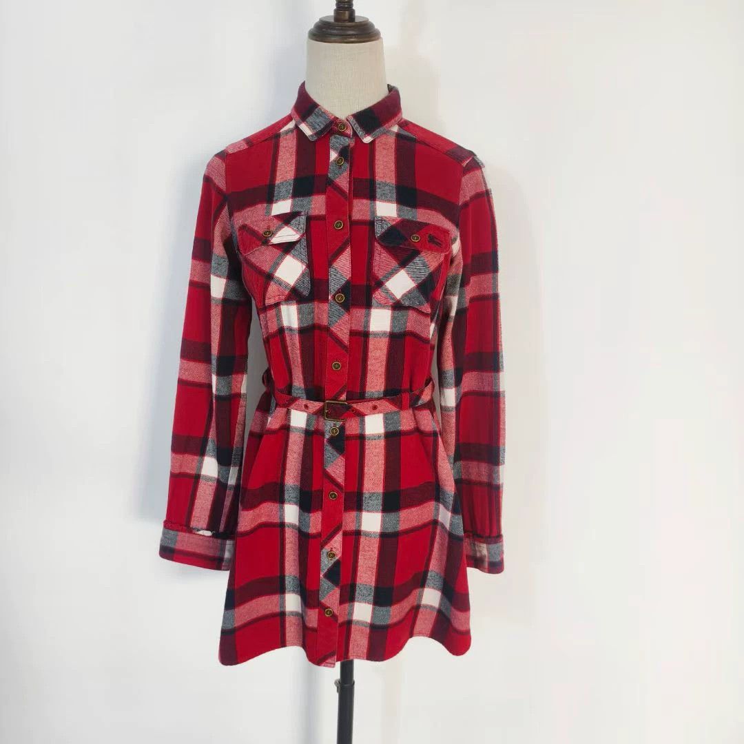 Burberry Vintage Burberry Red Plaid Shirt - dmc Size US XS / EU 42 / 0 - 1 Thumbnail