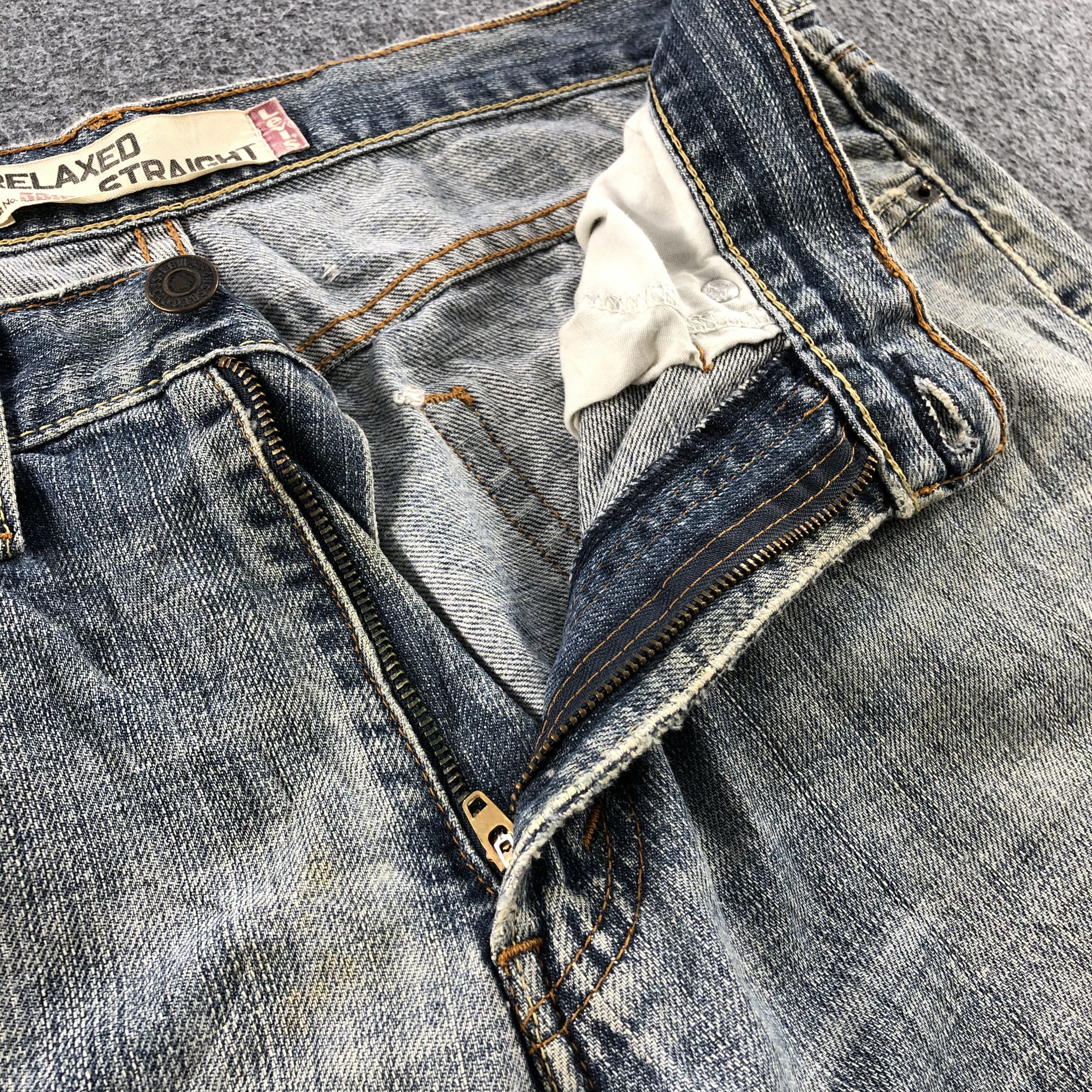 Levi's Rusty Distress Vintage Levis 559 Jeans-J1177 Size US 34 / EU 50 - 8 Thumbnail