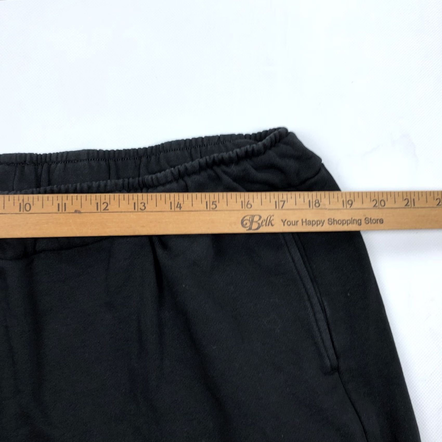 Vintage Pact Mens XL Black Organic Cotton Fleece Jogger Sweatpants Activewear Pants Size US 36 / EU 52 - 3 Thumbnail