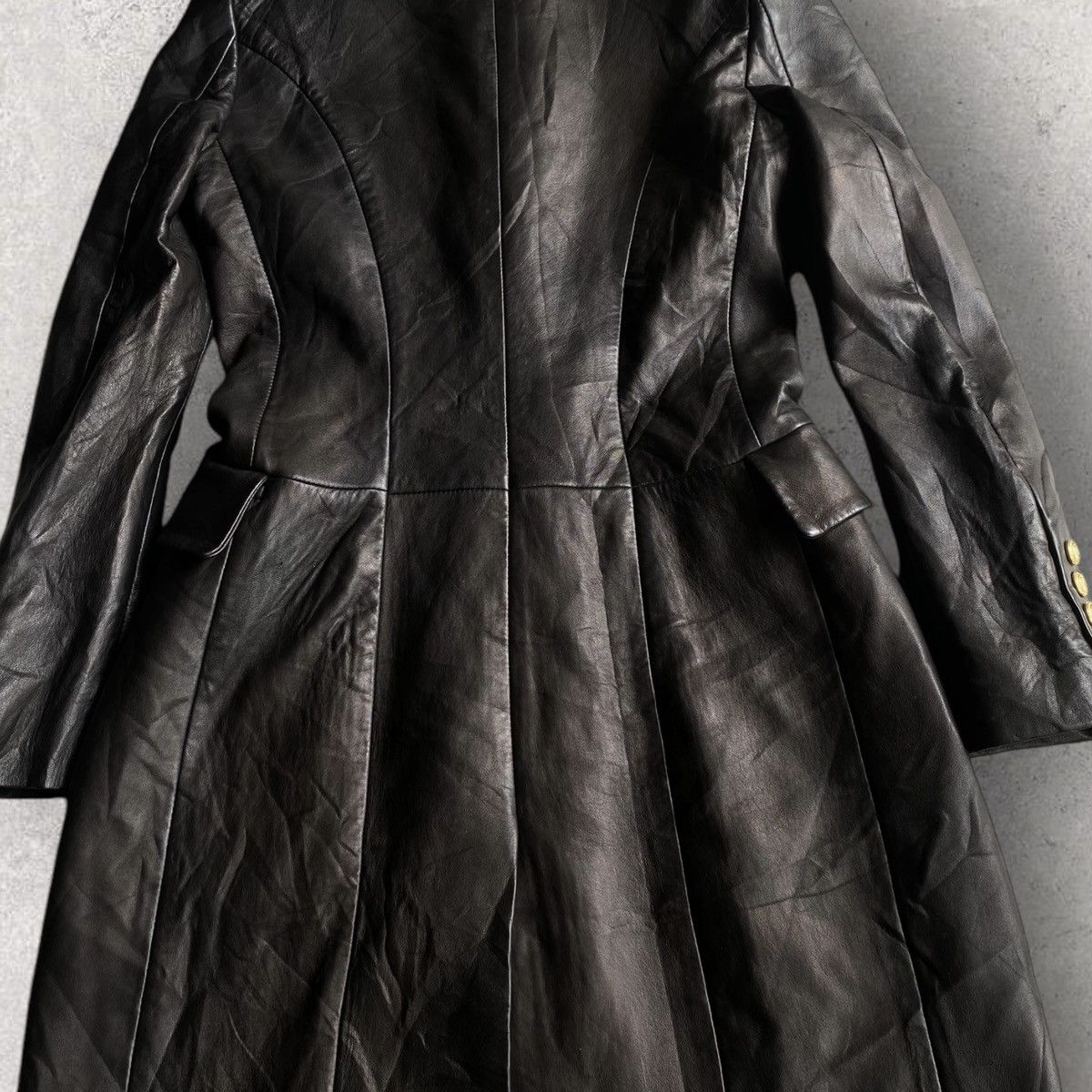 Balmain Balmain Double Breasted Sheep Leather Coat Size S / US 4 / IT 40 - 6 Thumbnail