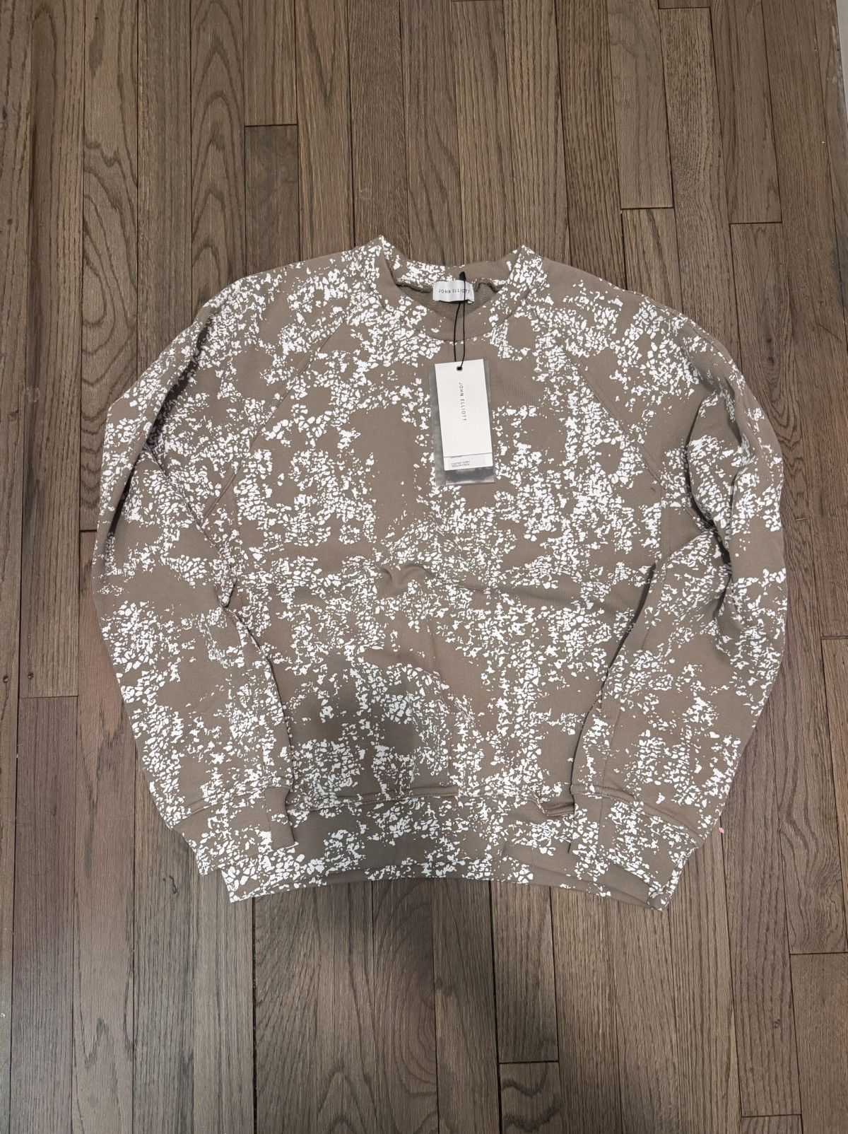 John Elliott John Elliot tan and white speckled Sweatshirt Men M NWT Size US M / EU 48-50 / 2 - 1 Thumbnail