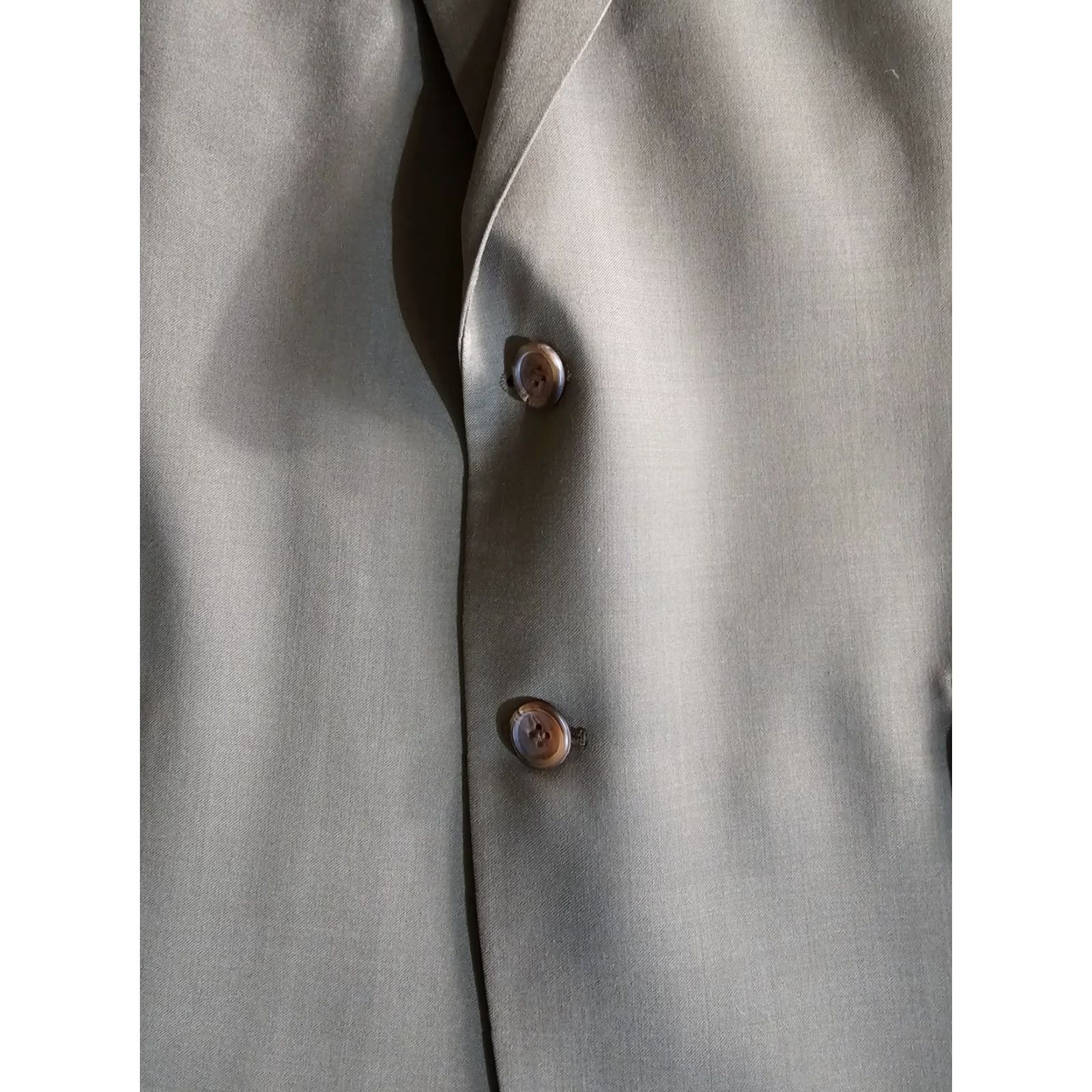 Ralph Lauren VINTAGE Ralph Lauren Sport Coat Jacket 46 Reg Beige Wool 2-Button Notch Lapel Mens Size US S / EU 44-46 / 1 - 5 Thumbnail