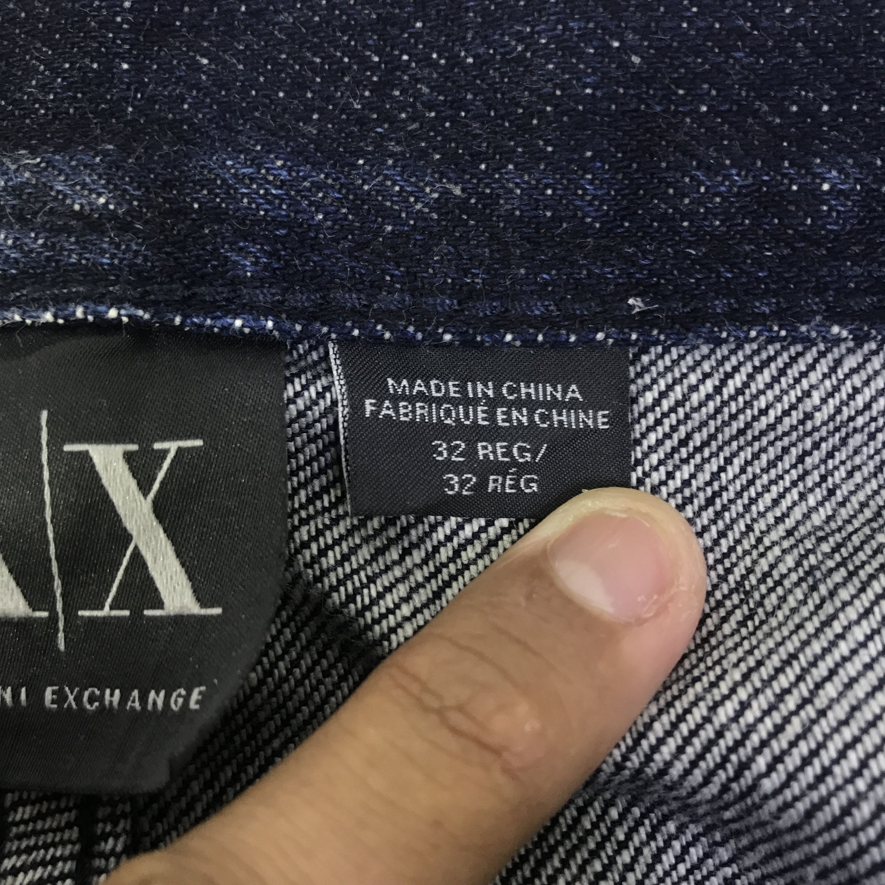Armani Exchange Vintage Armani Exchange Blue Denim Jeans pants K130B1 Size US 32 / EU 48 - 18 Thumbnail
