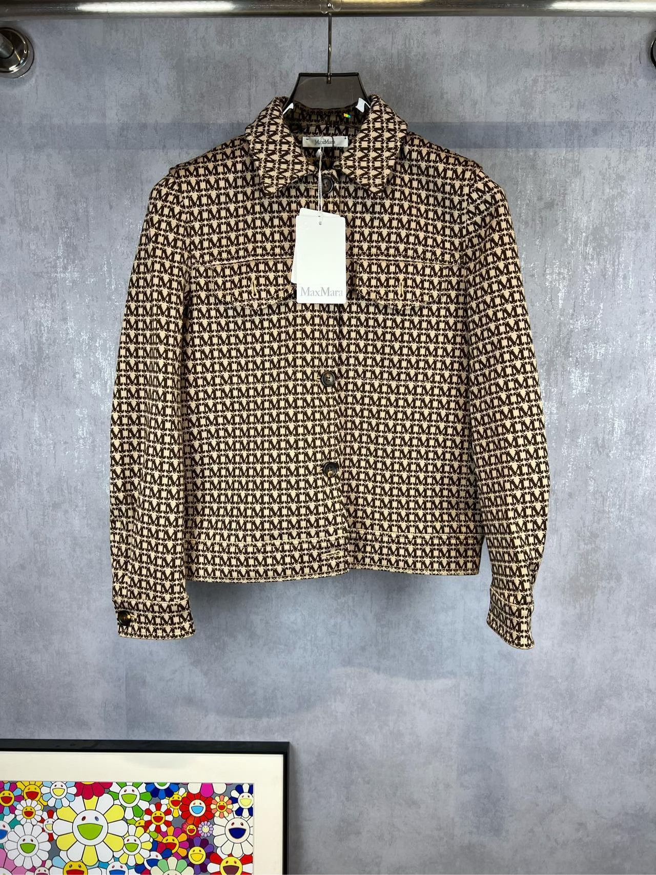 Max Mara Max Mara Monogram Logo Jacket Size S / US 4 / IT 40 - 1 Thumbnail