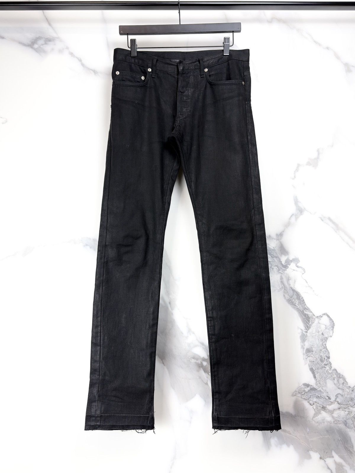 Dior × Hedi Slimane AW07 Dior Homme Navigate Wax Coated Denim